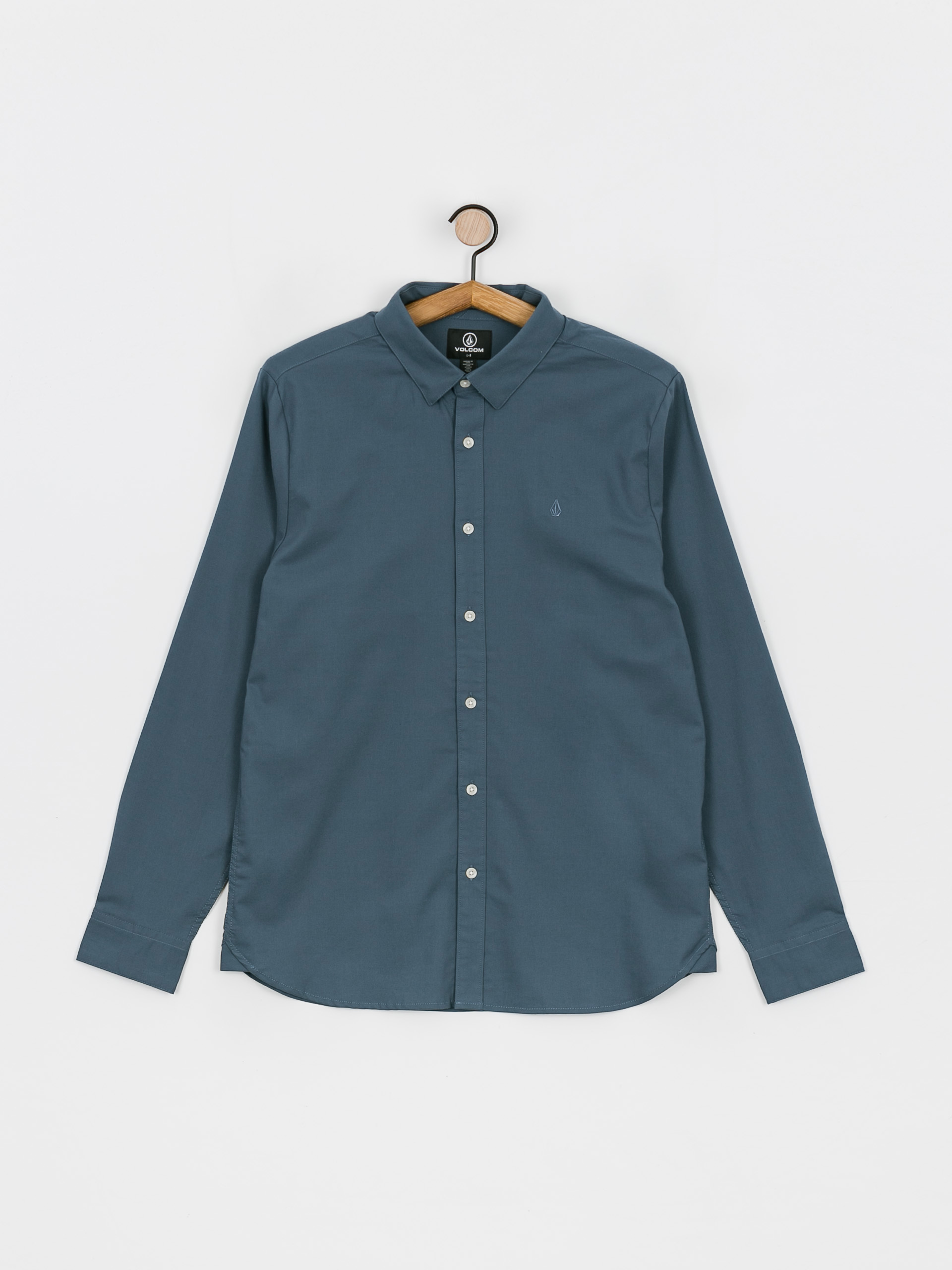 Volcom Oxford Stretch Ls Shirt (marina blue)