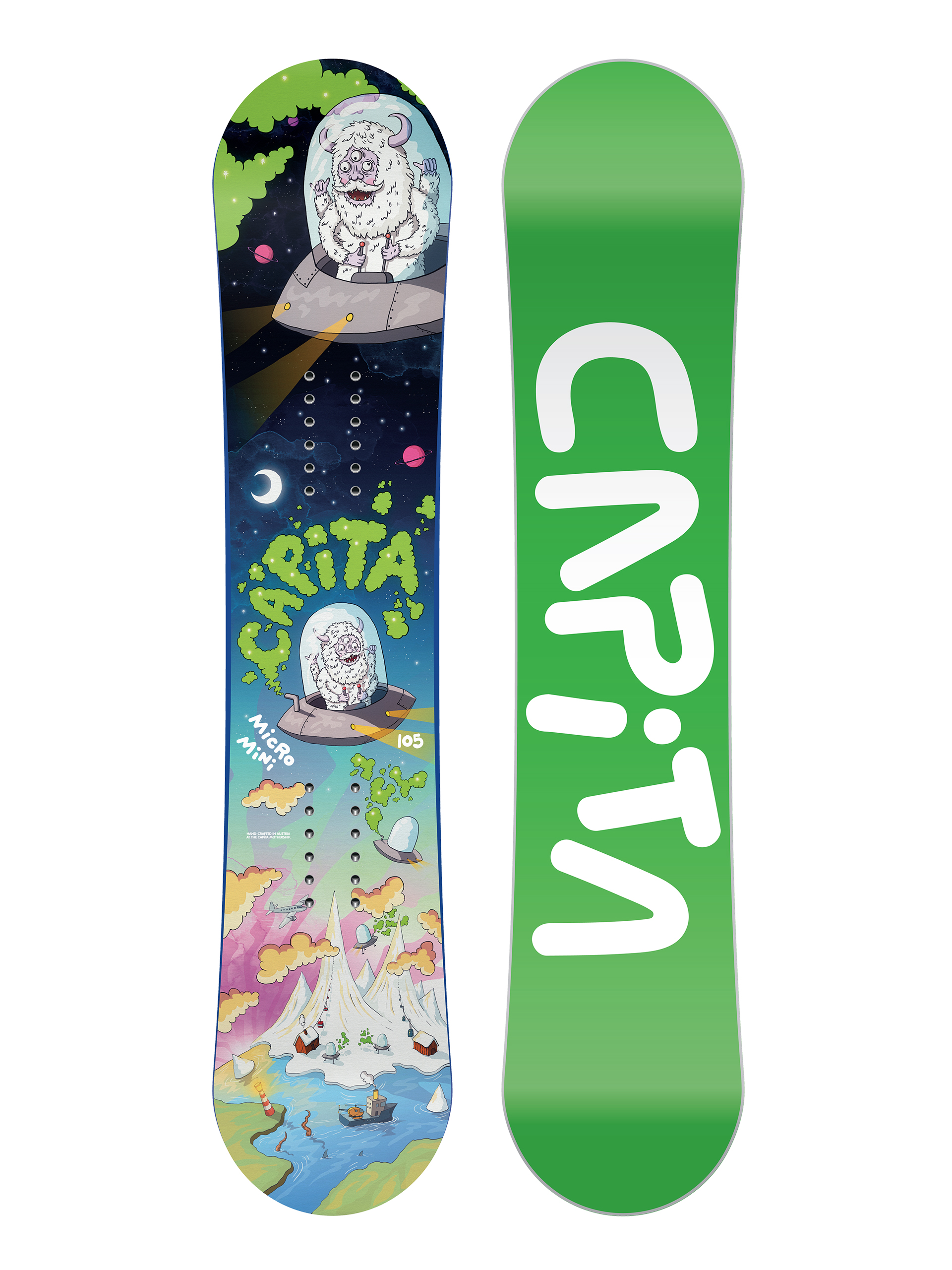 Capita Micro Mini JR Snowboard - multicolor (green)