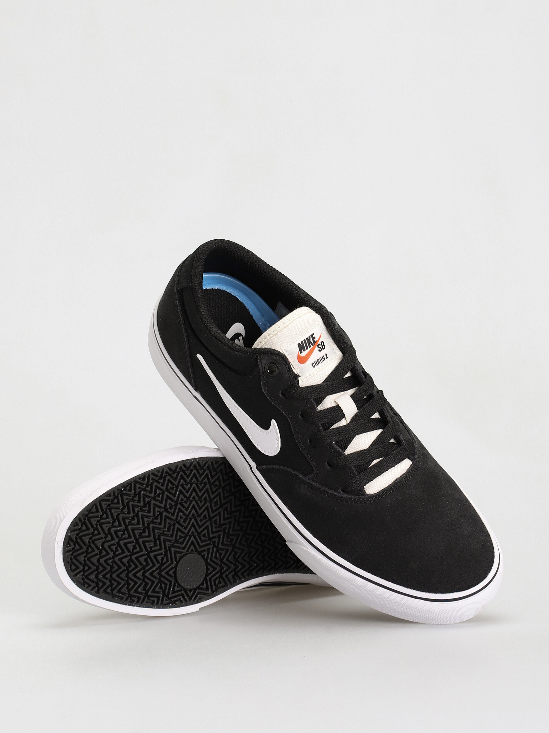 Nike SB Chron 2 Shoes (black/white black sail)