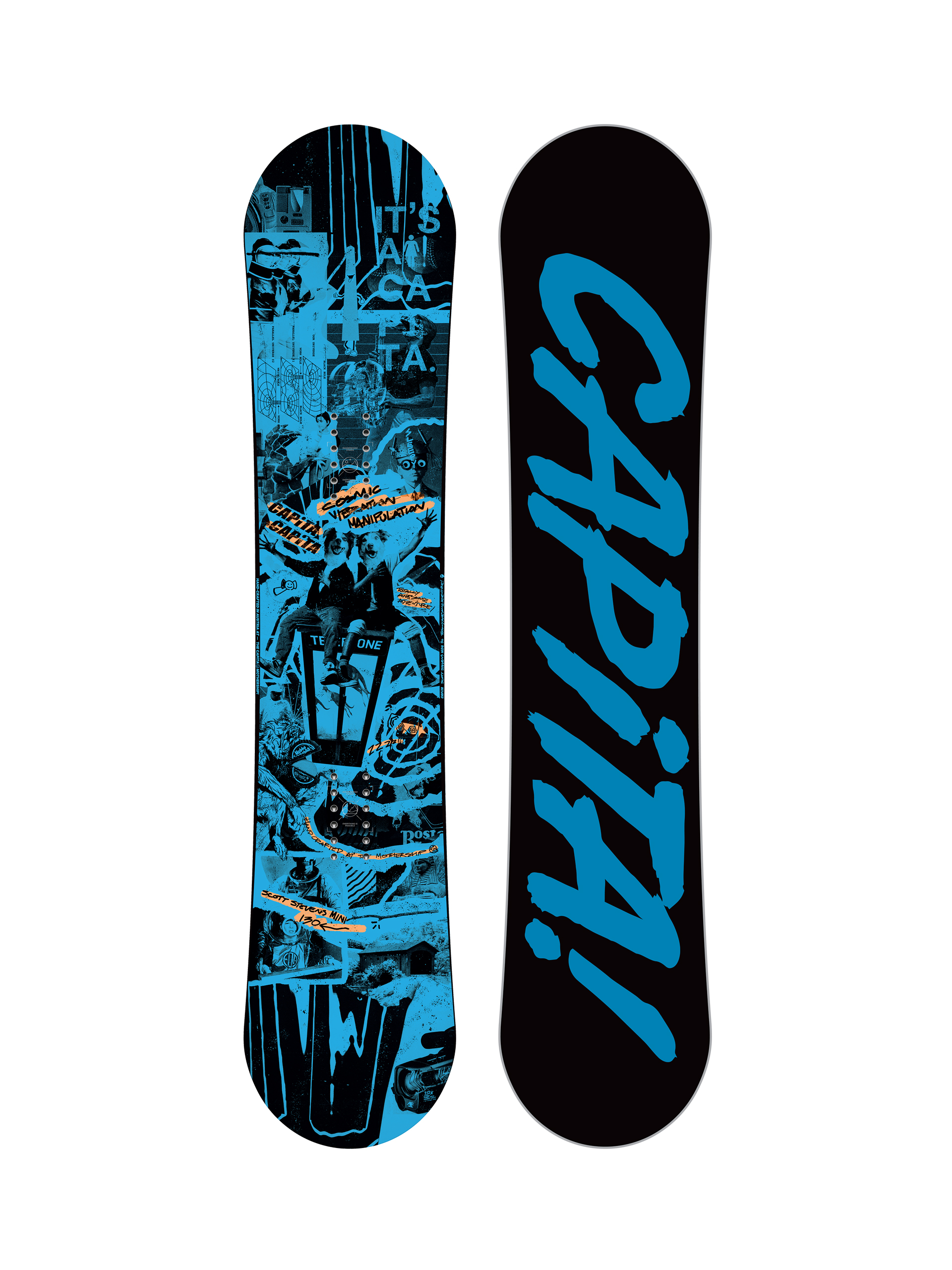 Capita Scott Stevens Mini JR Snowboard (blue/black/blue)