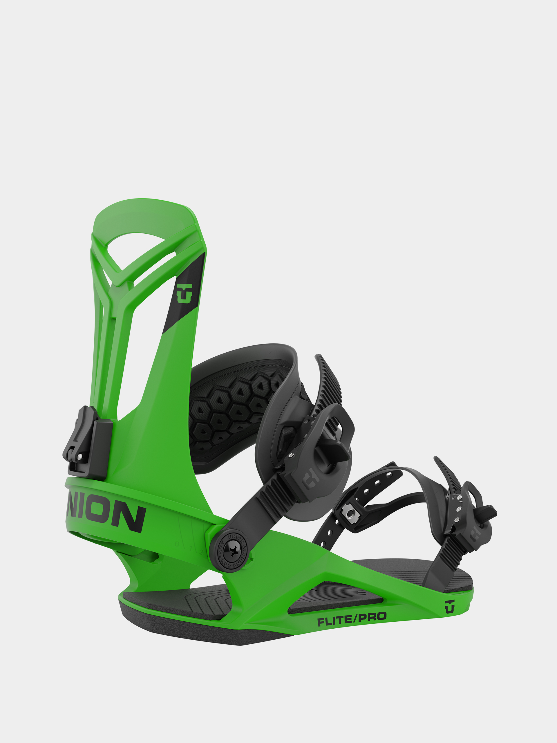 Mens Union Flite Pro Snowboard bindings (green)