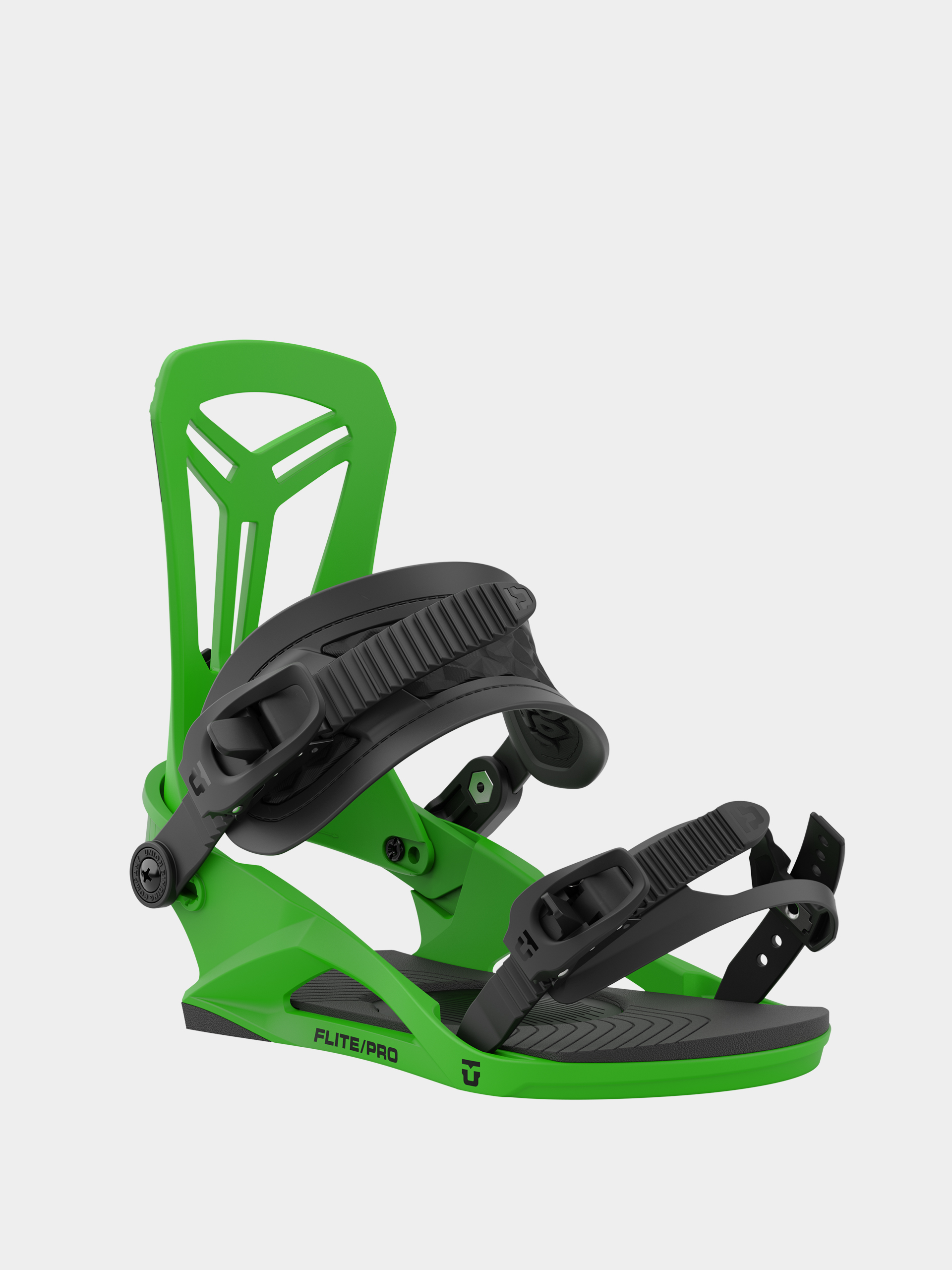 Mens Union Flite Pro Snowboard bindings (green)