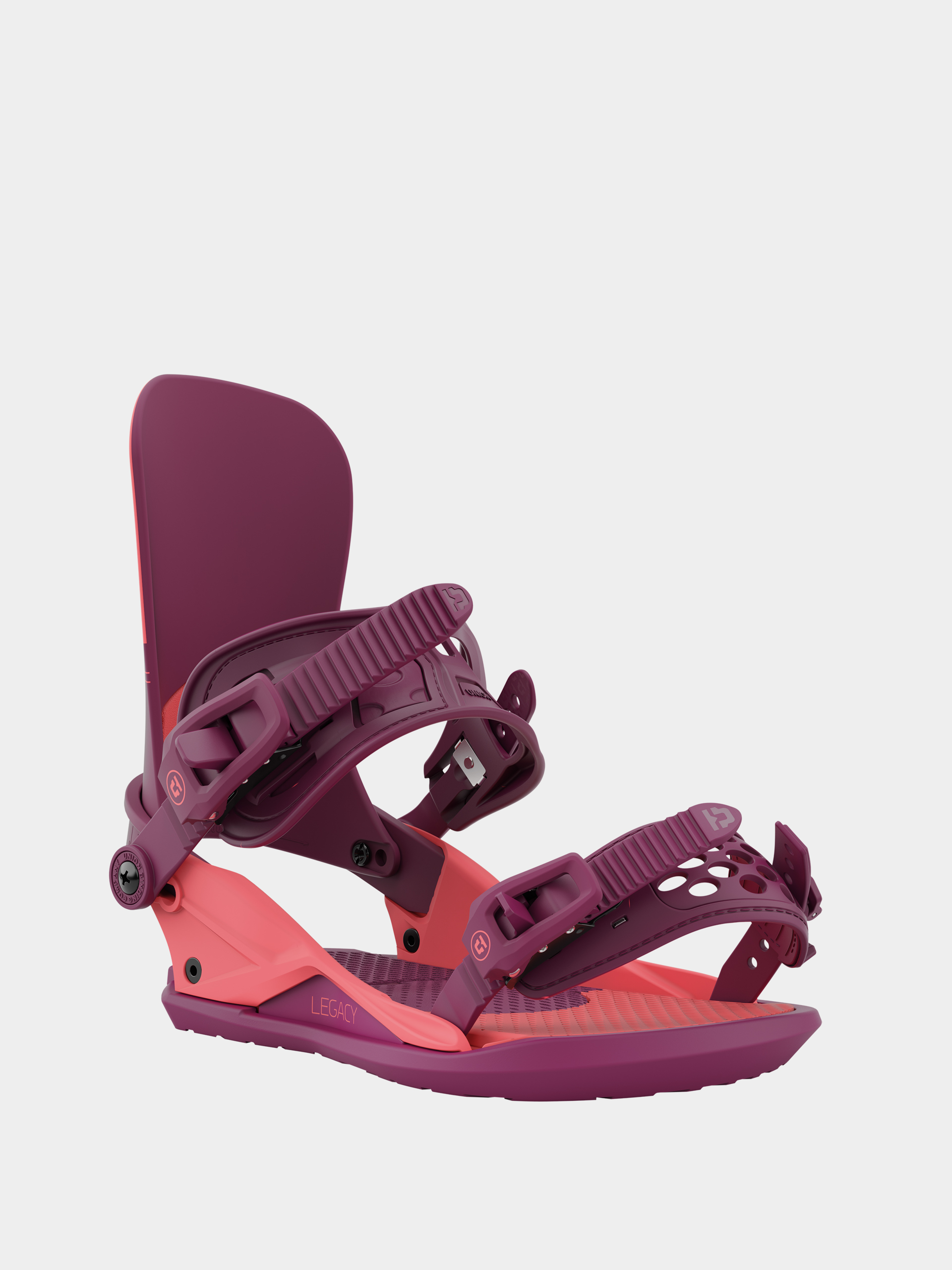 Womens Union Legacy Snowboard bindings (raspberry)