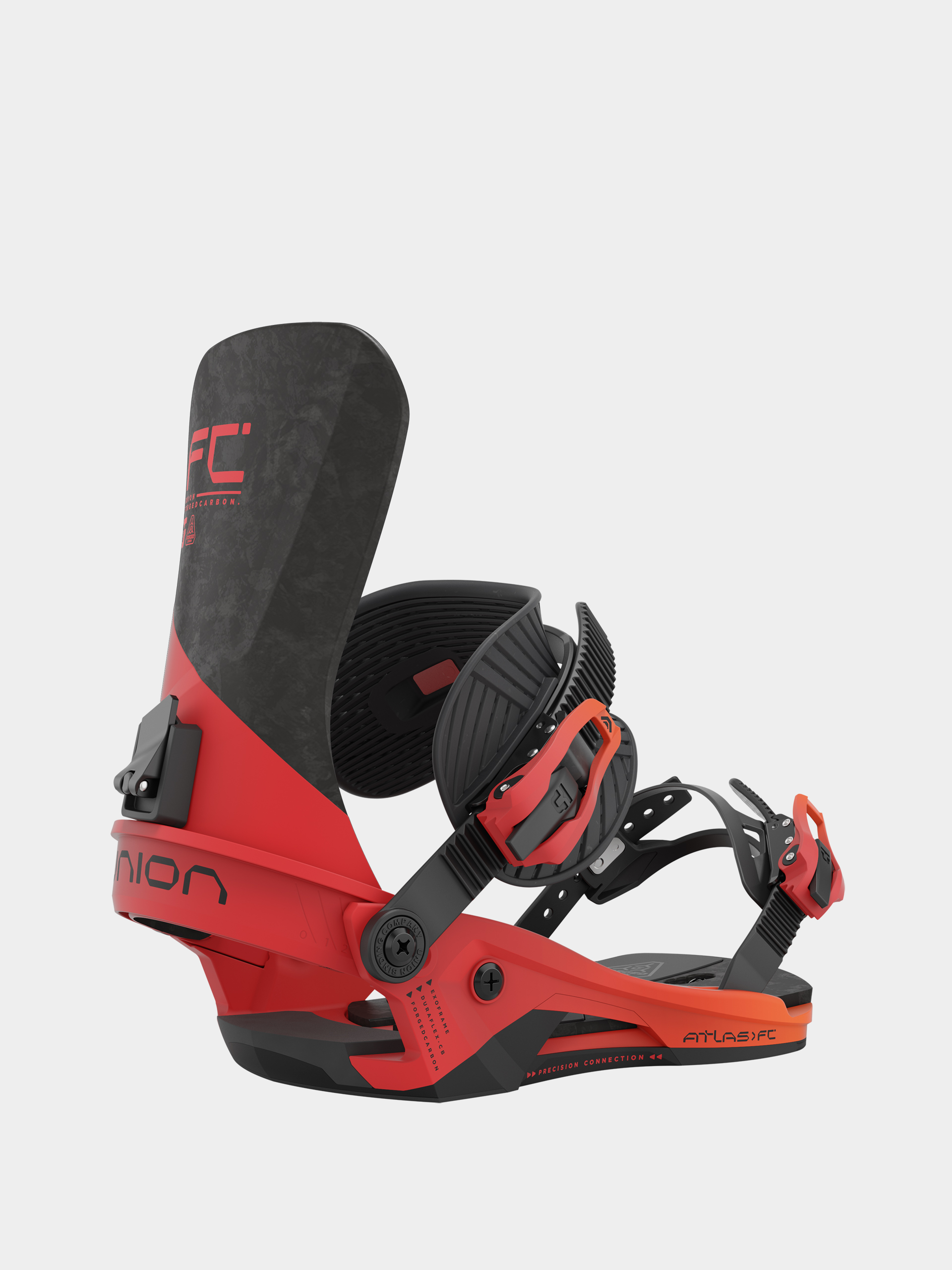 Mens Union Atlas FC Snowboard bindings (lava orange)