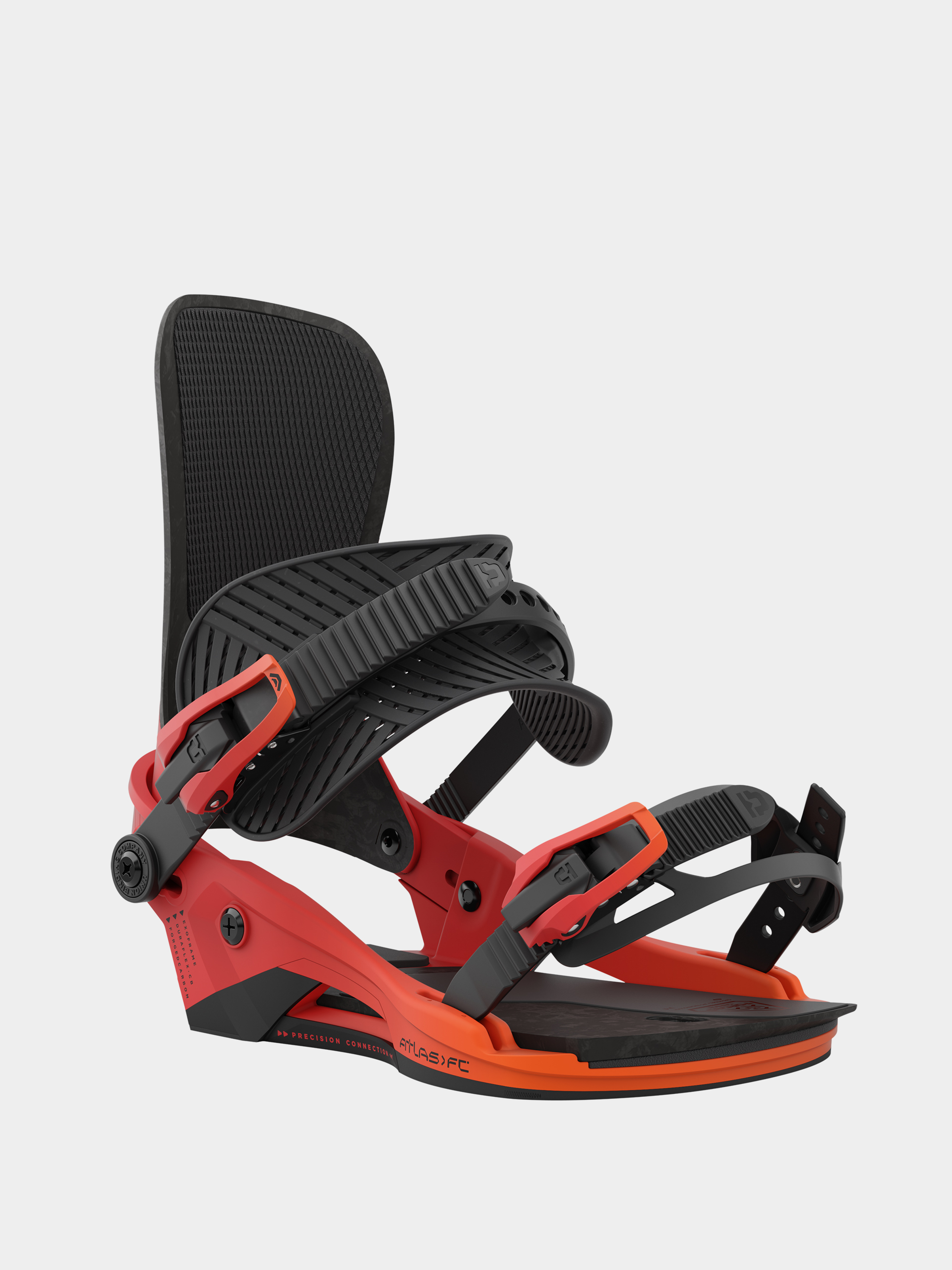Mens Union Atlas FC Snowboard bindings (lava orange)