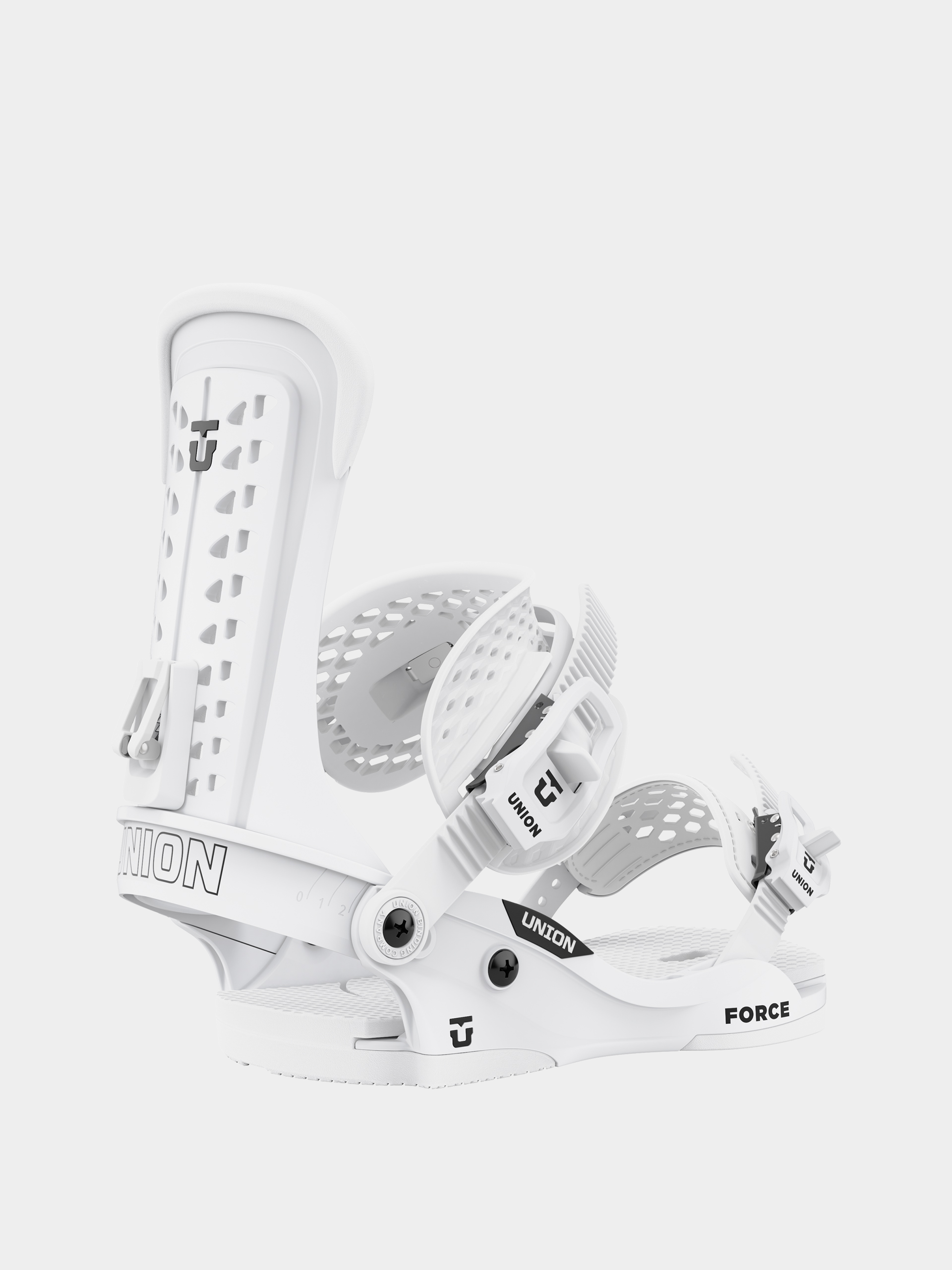 Mens Union Force Snowboard bindings (white)