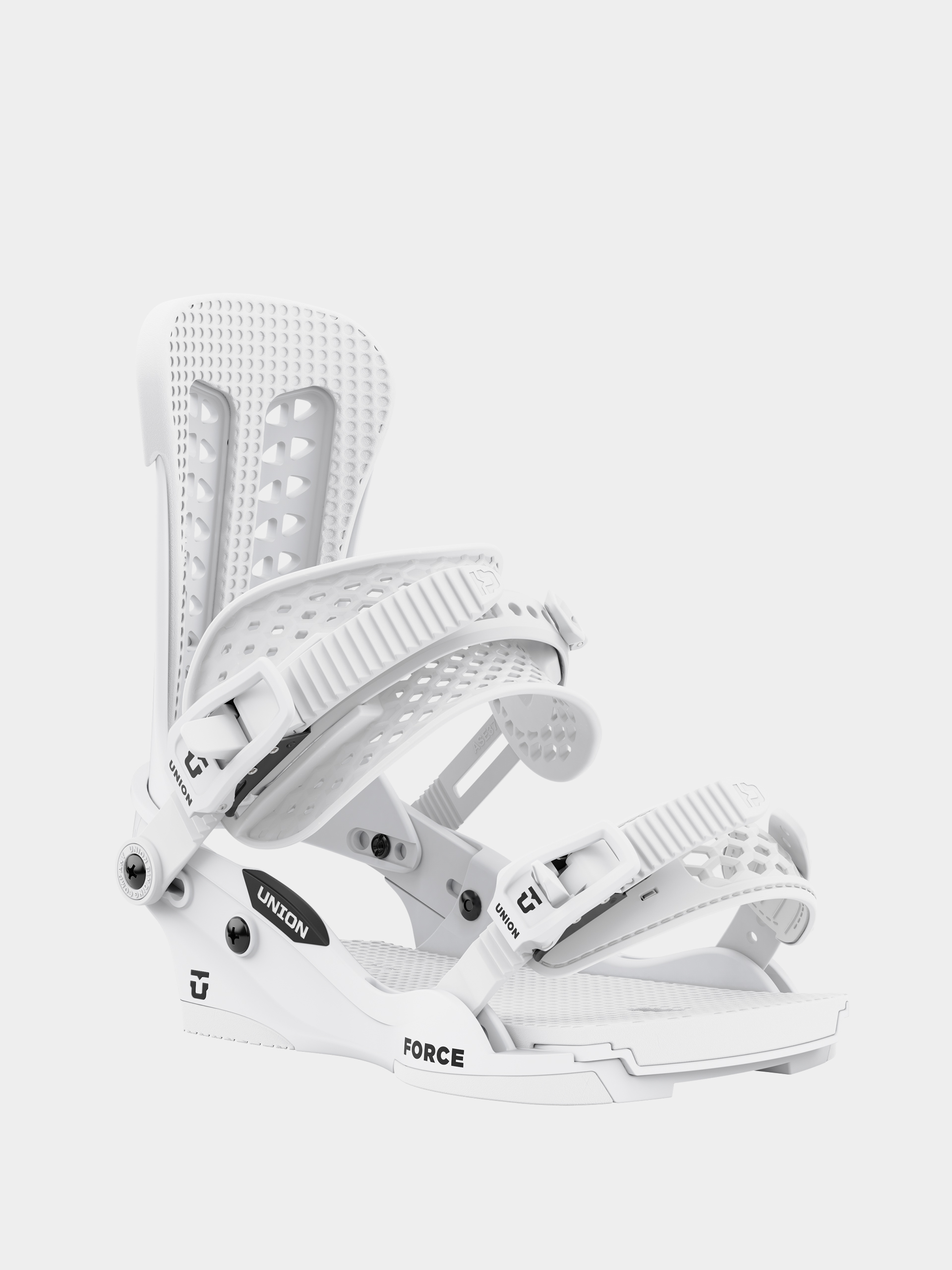Mens Union Force Snowboard bindings (white)