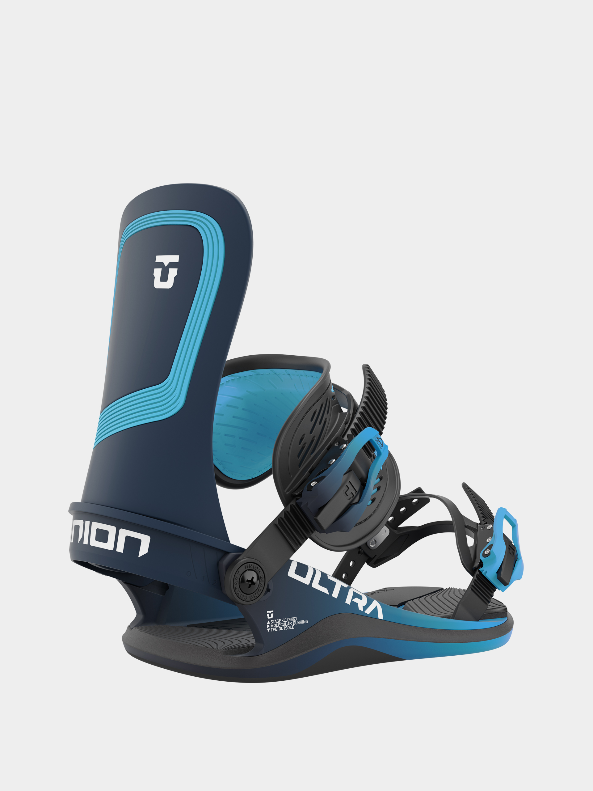 Mens Union Ultra Snowboard bindings (aqua blue)