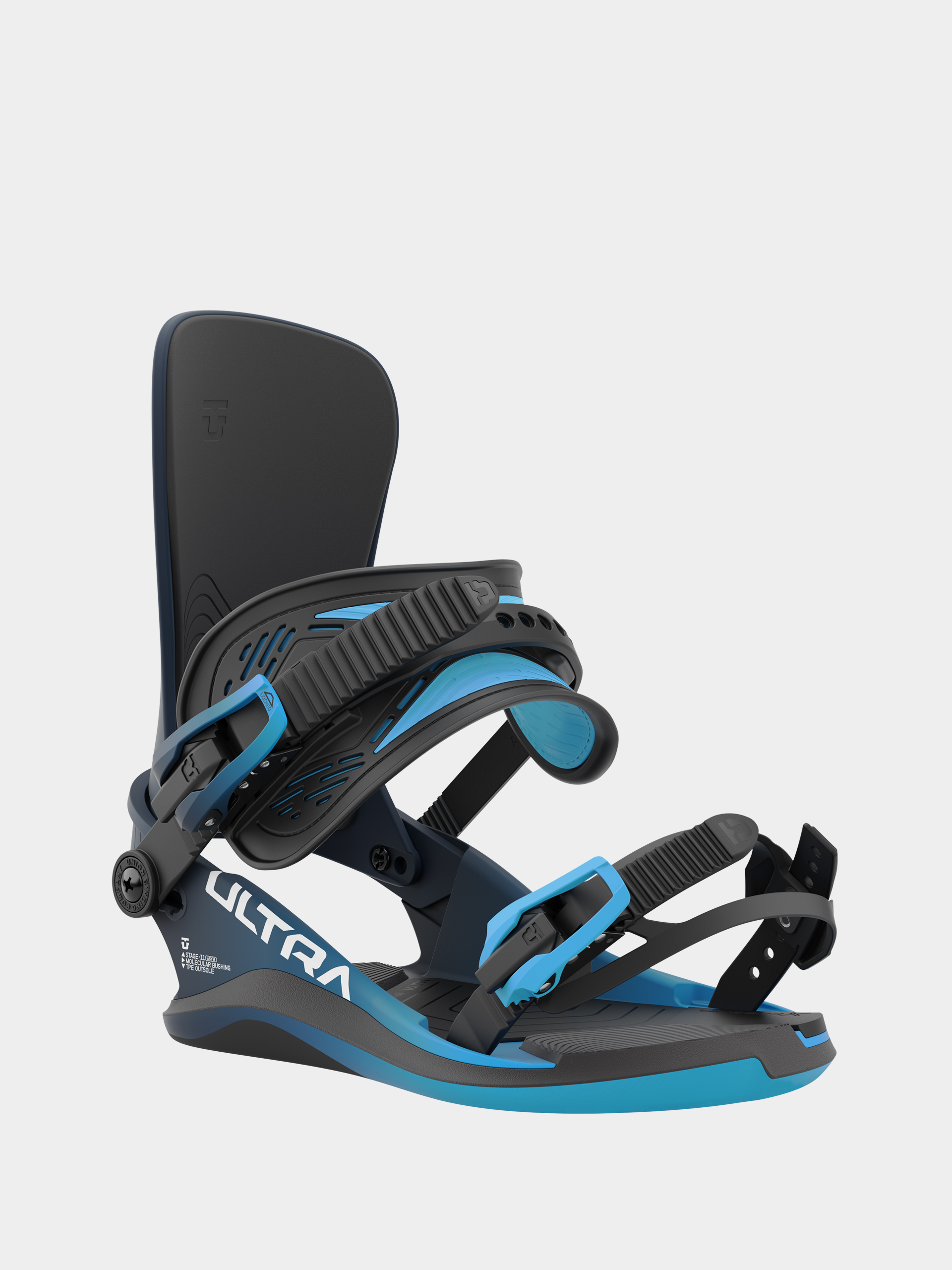 Mens Union Ultra Snowboard bindings (aqua blue)
