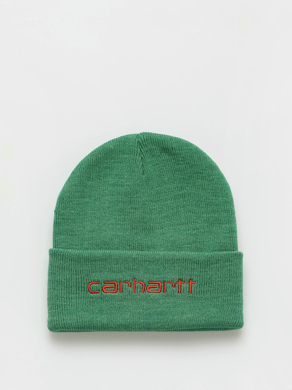 Carhartt WIP Script Beanie (bonsai/brick)