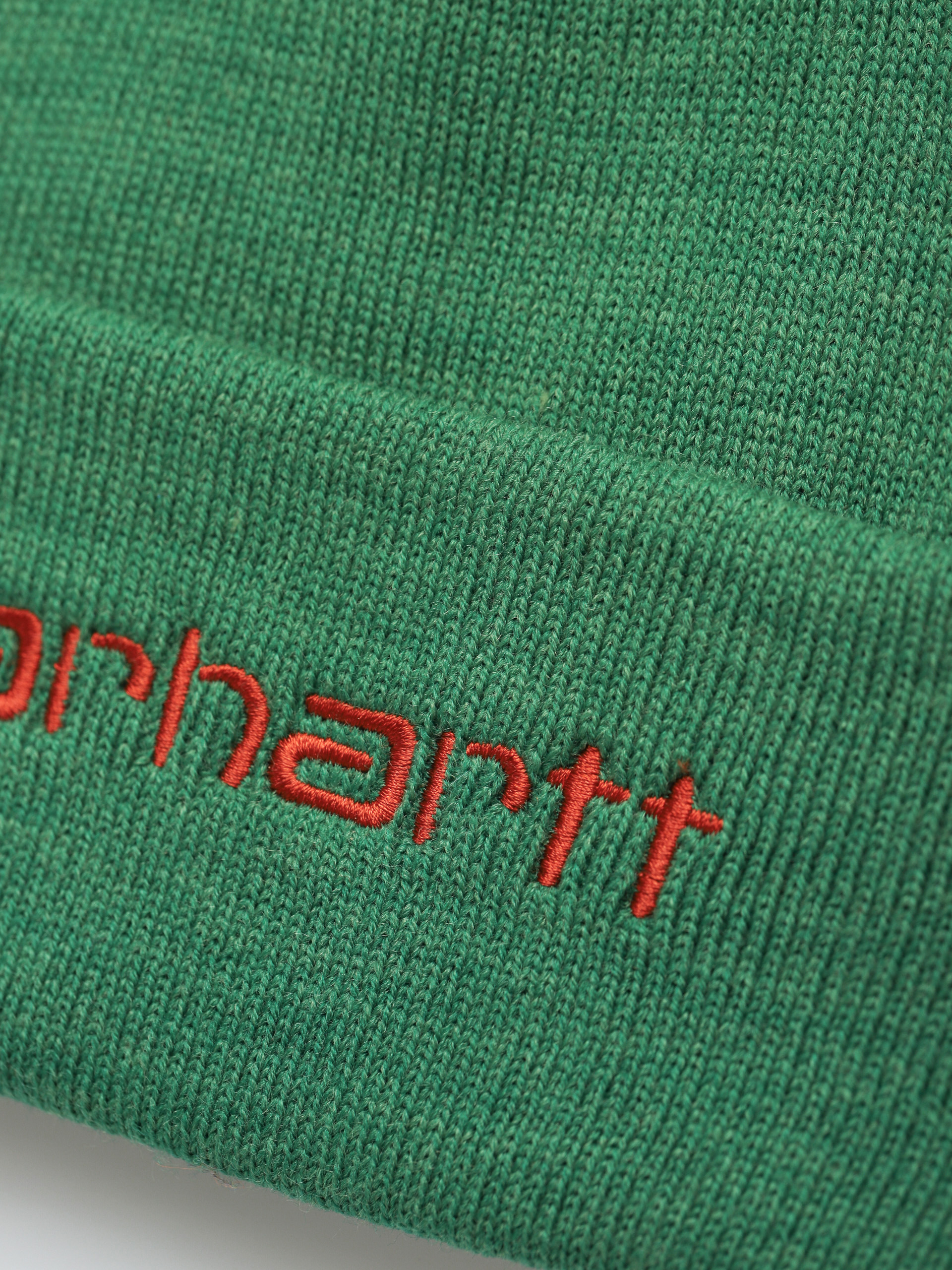 Carhartt WIP Script Beanie (bonsai/brick)