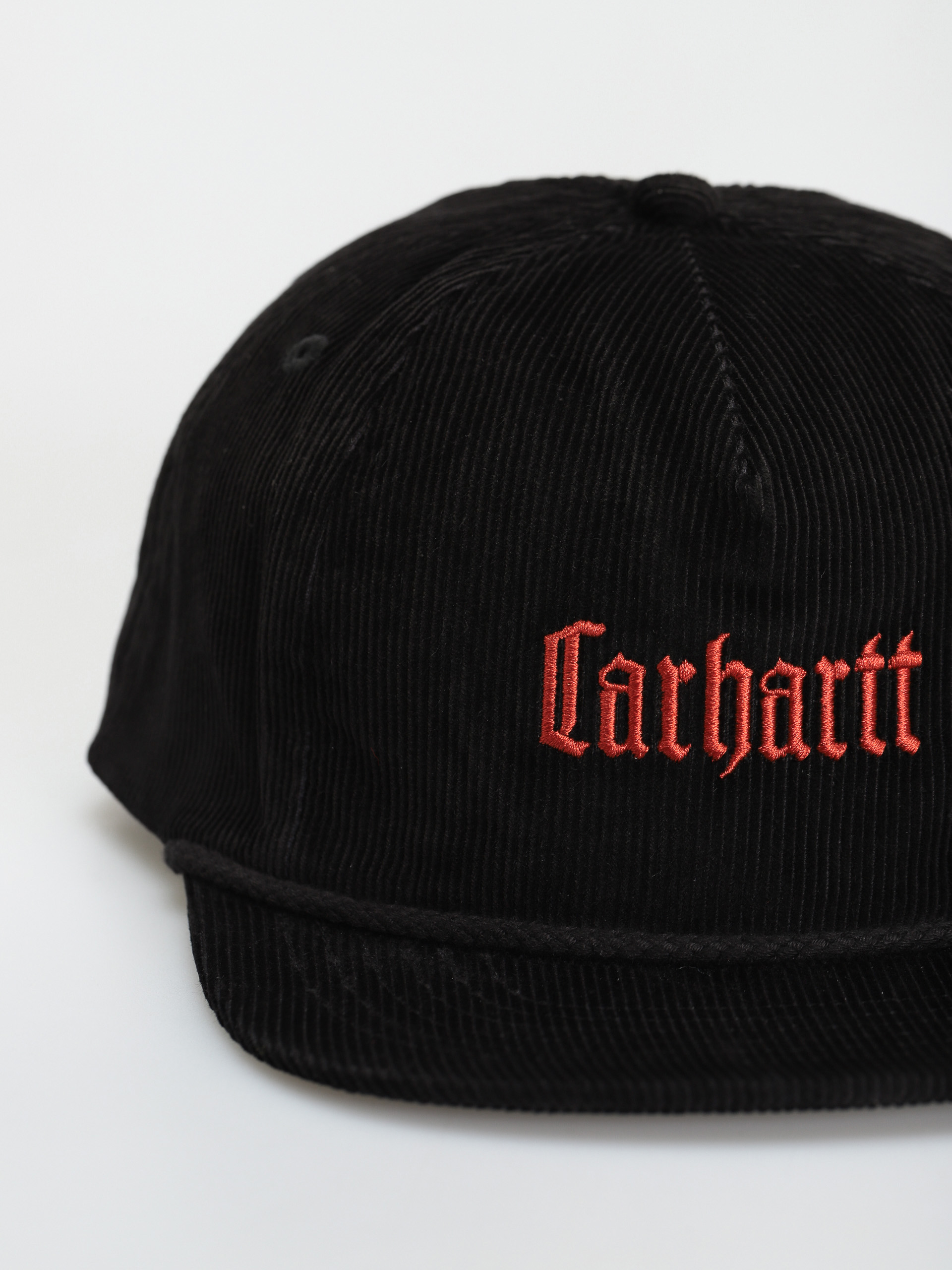 Carhartt WIP Letterman Cap - black (black/brick)