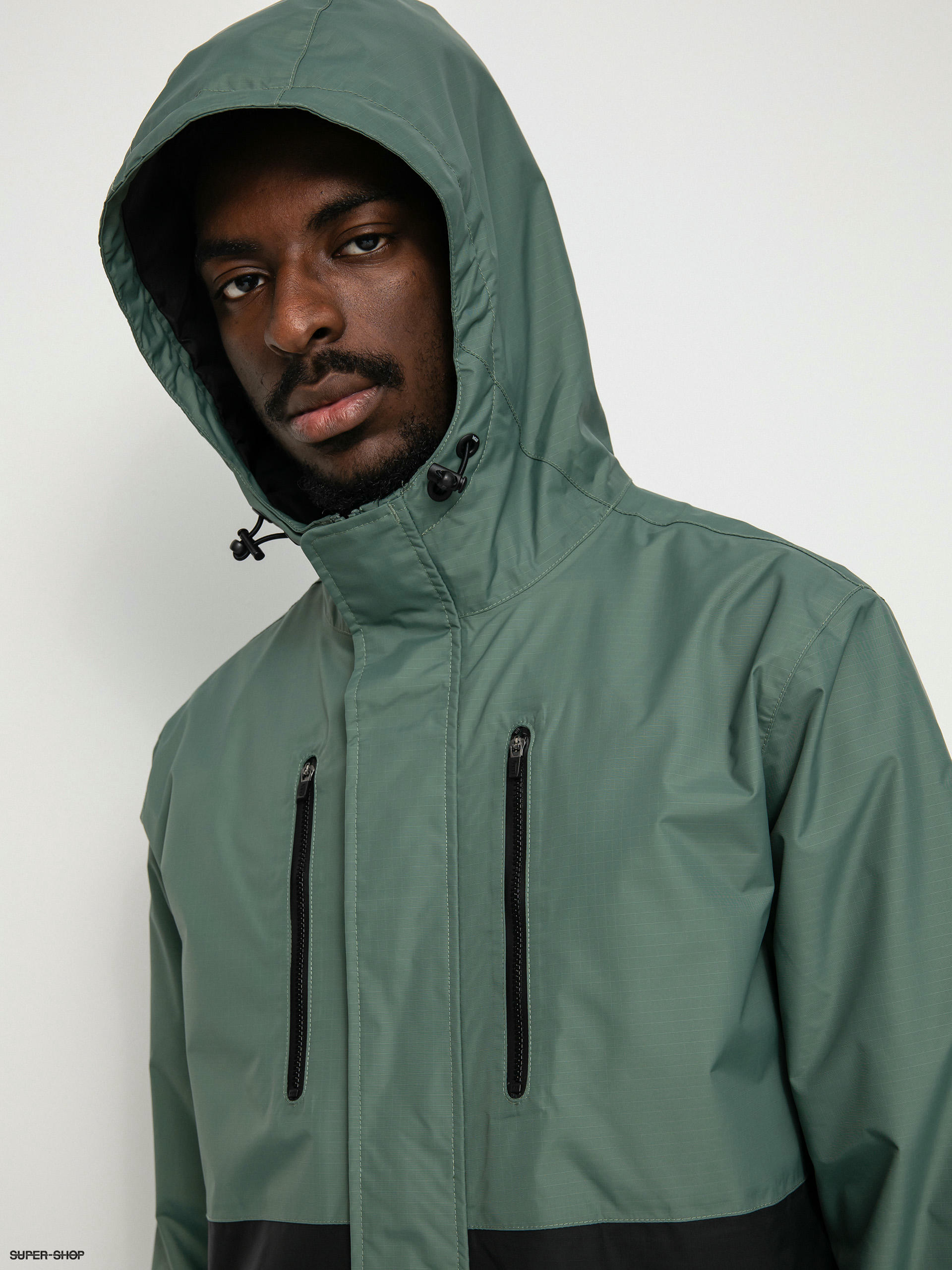 Vans olive hot sale green windbreaker