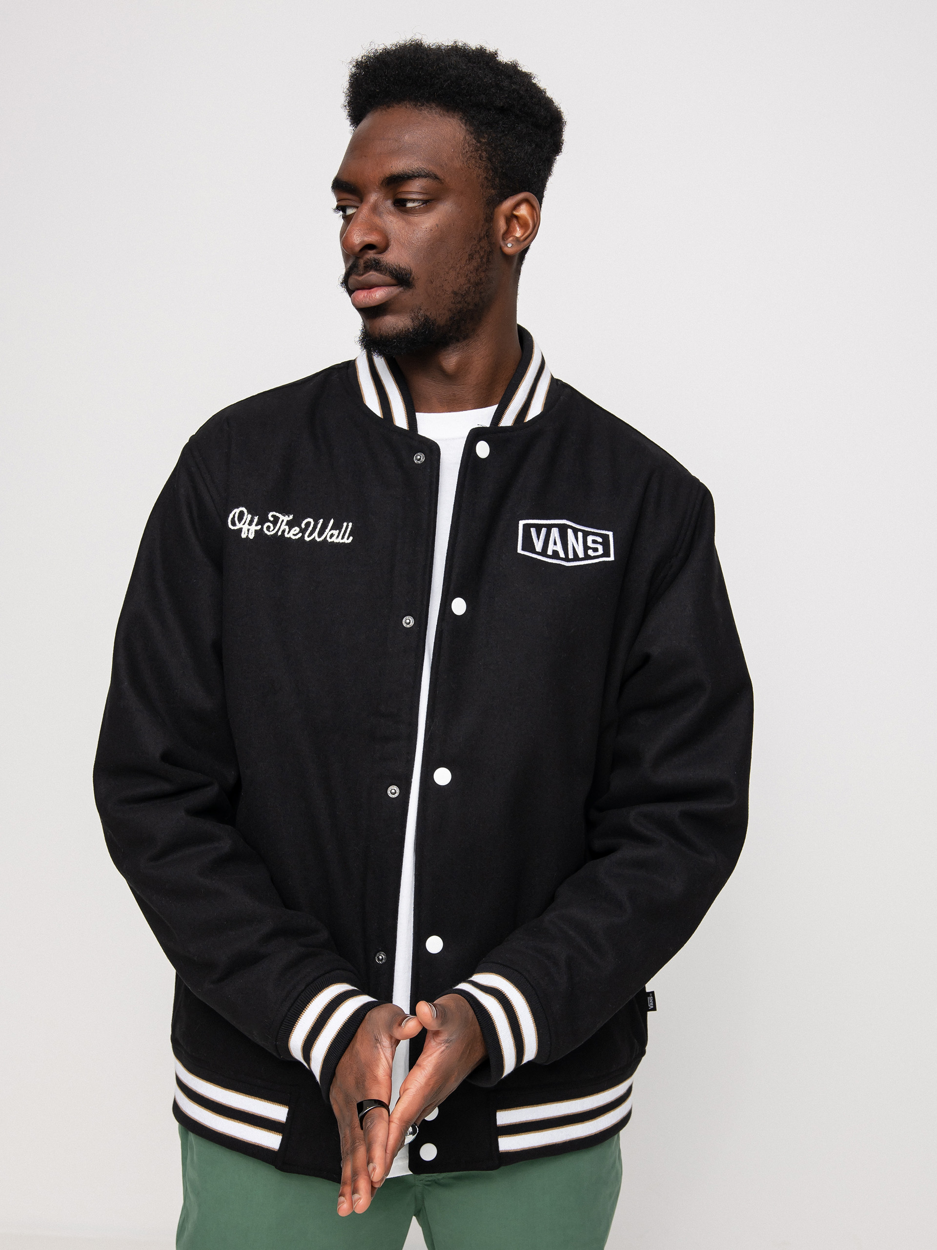 Vans Checkerboard Research Varsity Jacke (checkerboard research black)