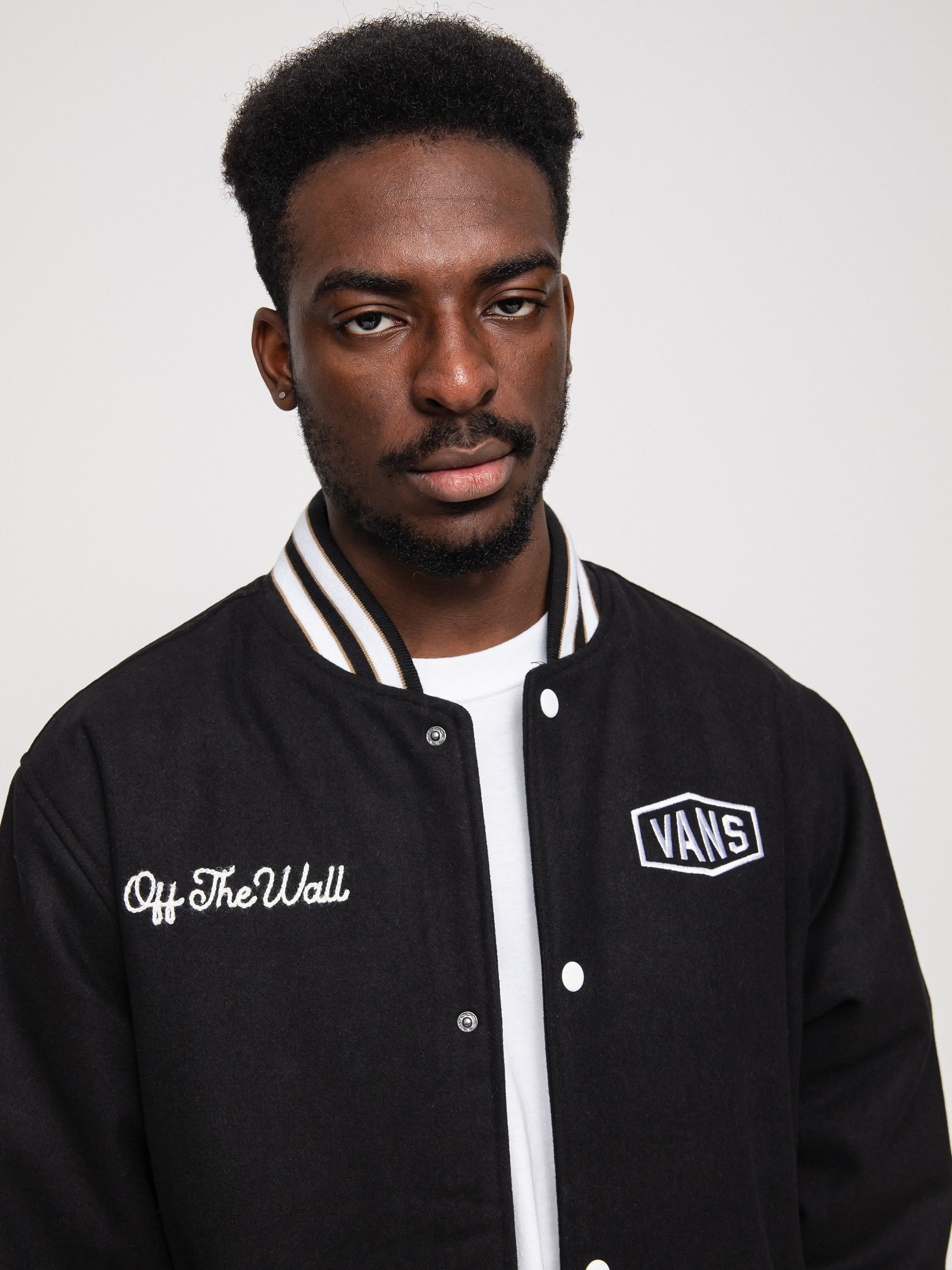 Vans Checkerboard Research Varsity Jacke (checkerboard research black)