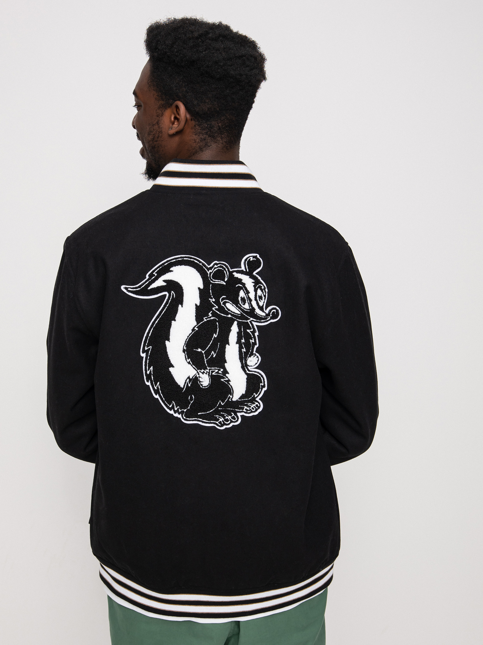 Vans Checkerboard Research Varsity Jacke (checkerboard research black)