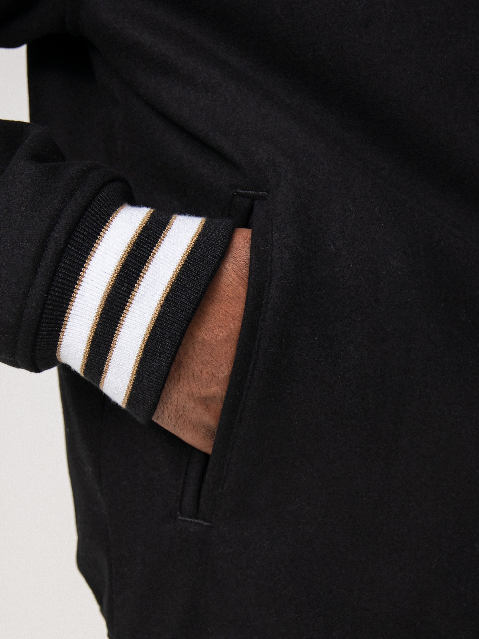 Vans Checkerboard Research Varsity Jacket (checkerboard research black)