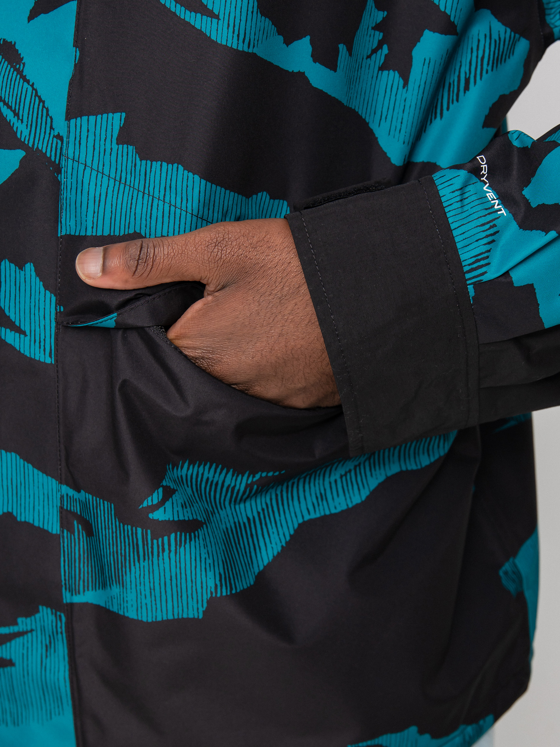 The North Face Printed 86 Retro Mountain Jacket (harbor blue mountain peak print)