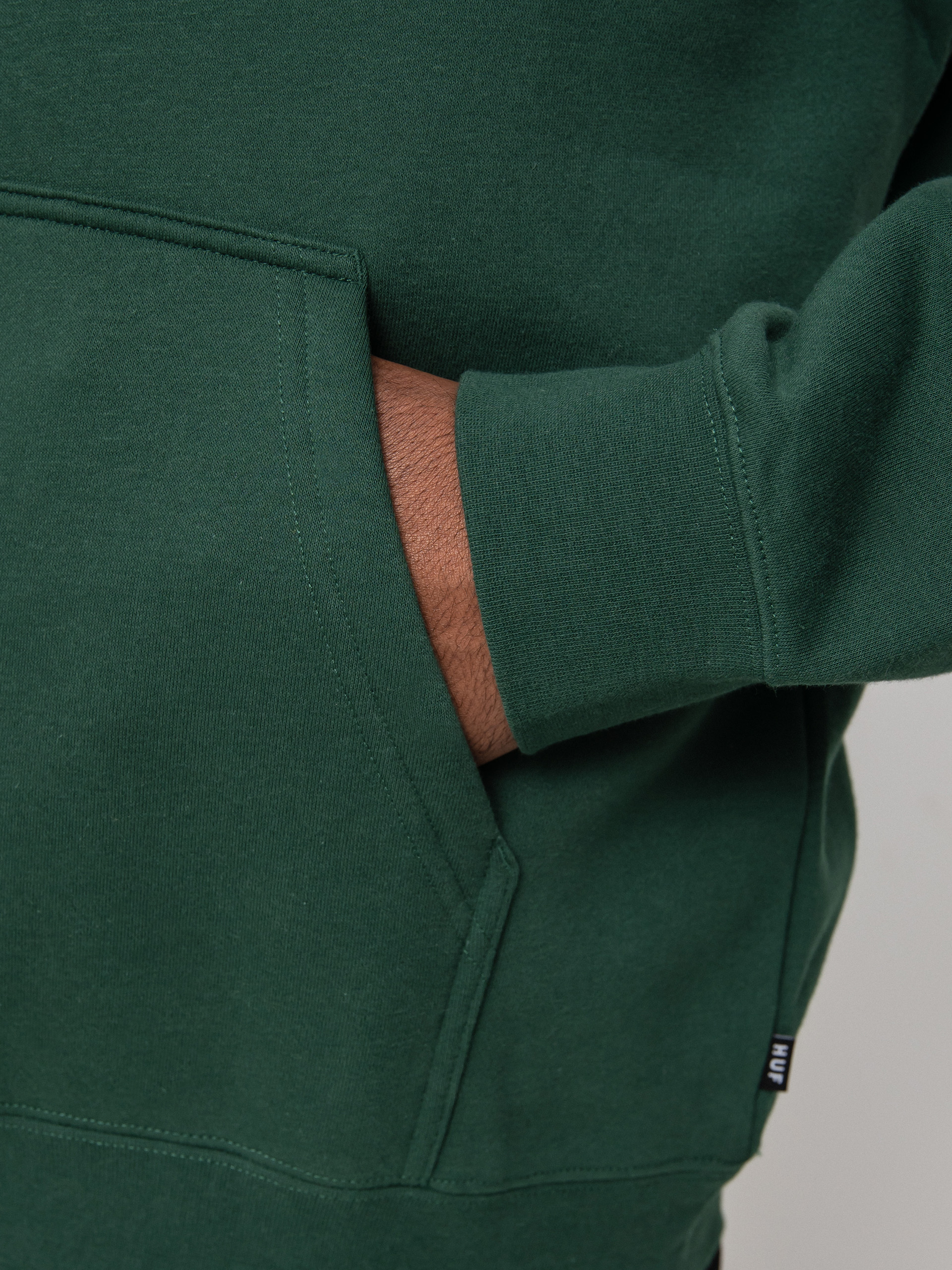 HUF Essentials Triple Triangle HD Hoodie (forest green)