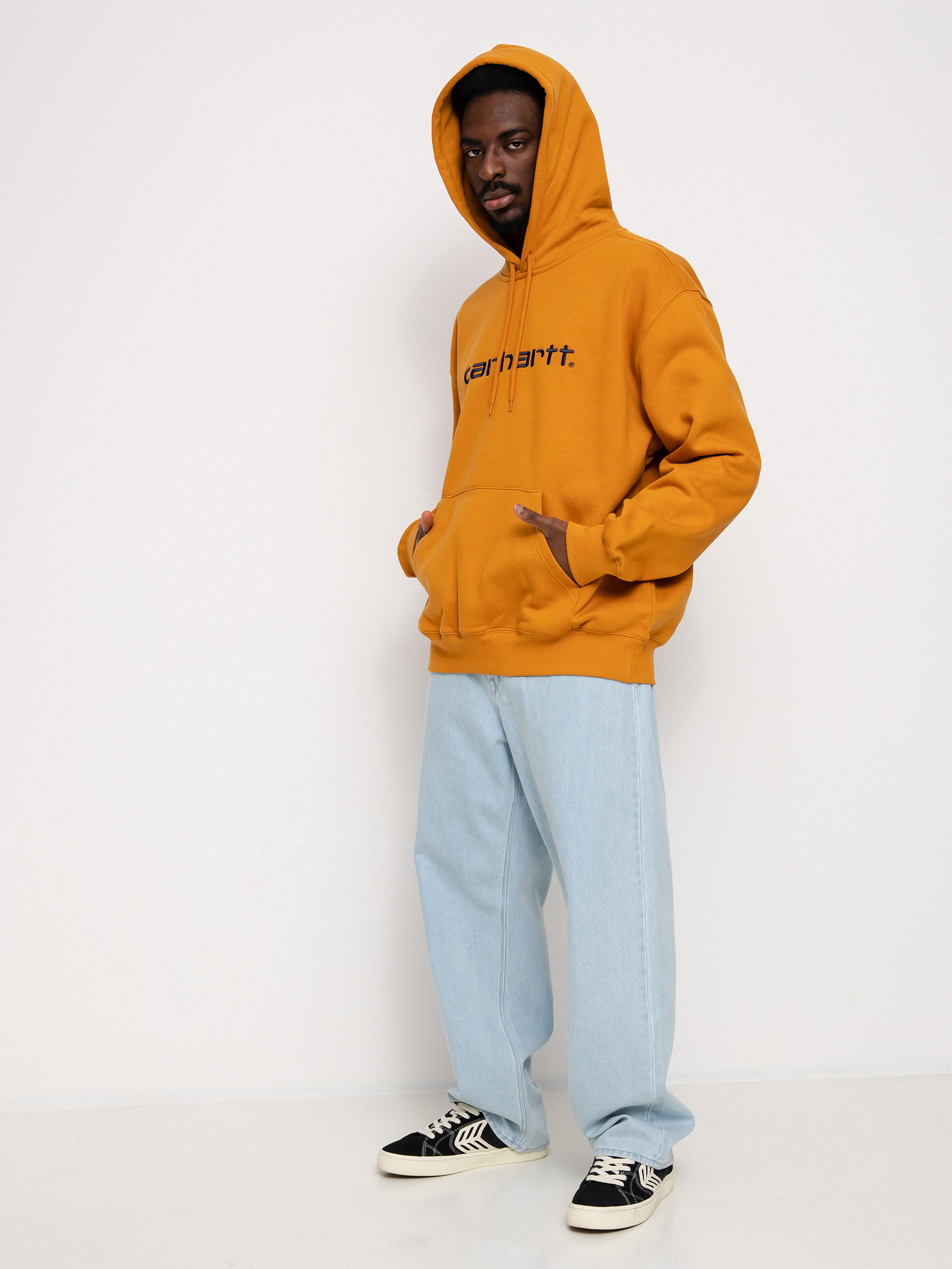 Carhartt WIP Carhartt HD Hoodie (ochre/dark navy)