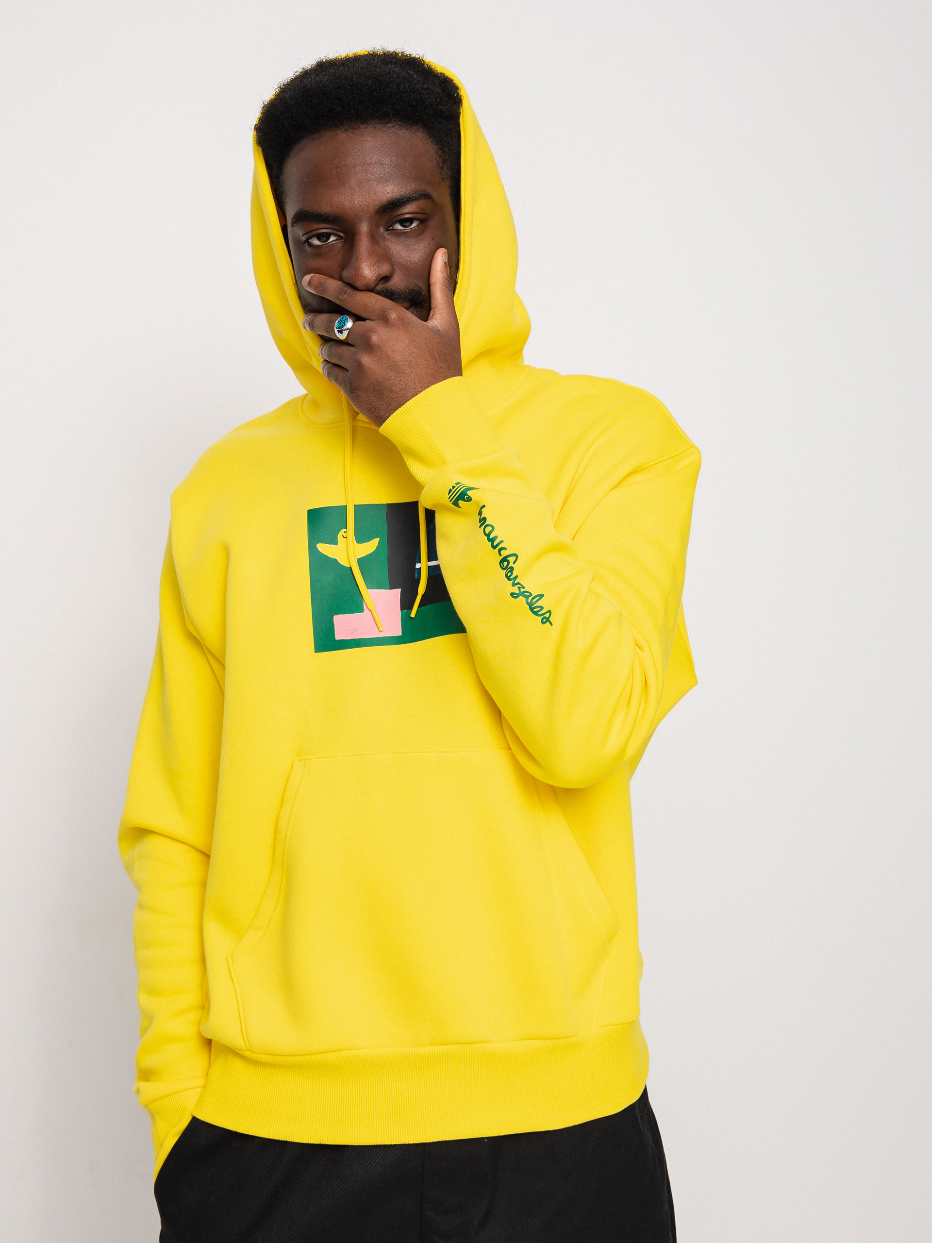 Adidas mustard outlet hoodie