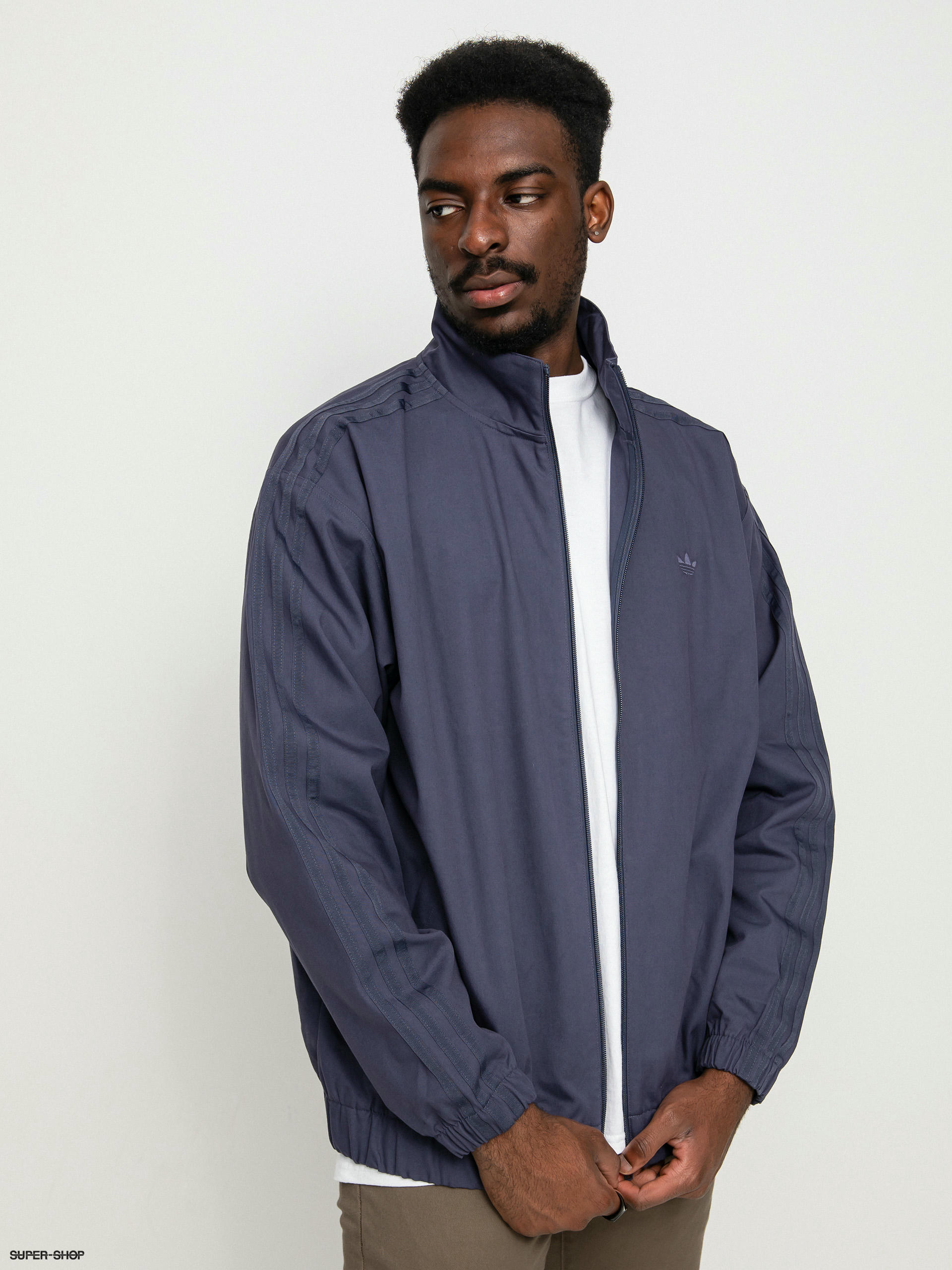 Adidas Premium Essentials Crinkle Nylon Jacket Black Men's, 55% OFF
