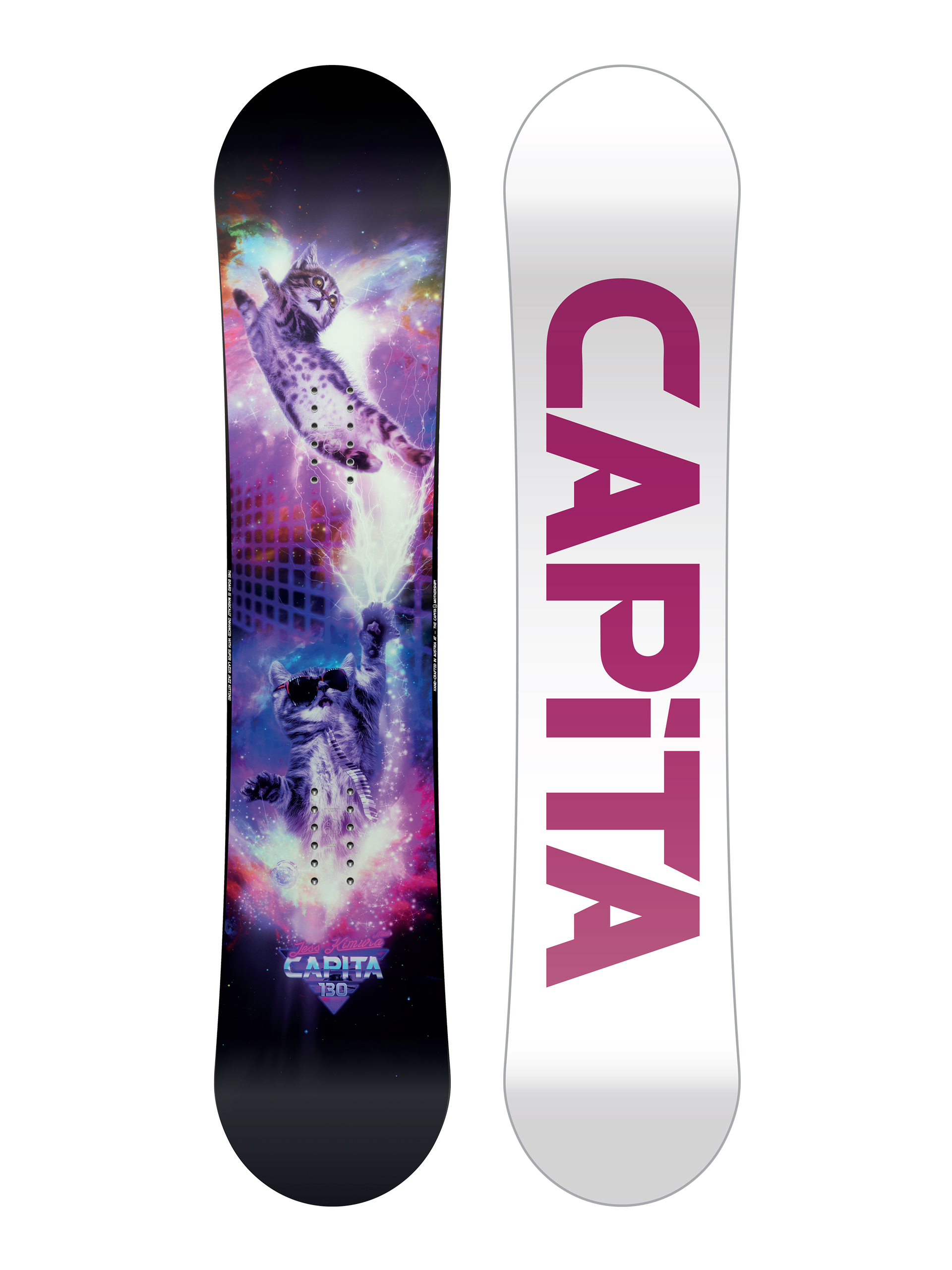 Capita Jess Kimura Mini JR Snowboard (colour 2/white/purple)