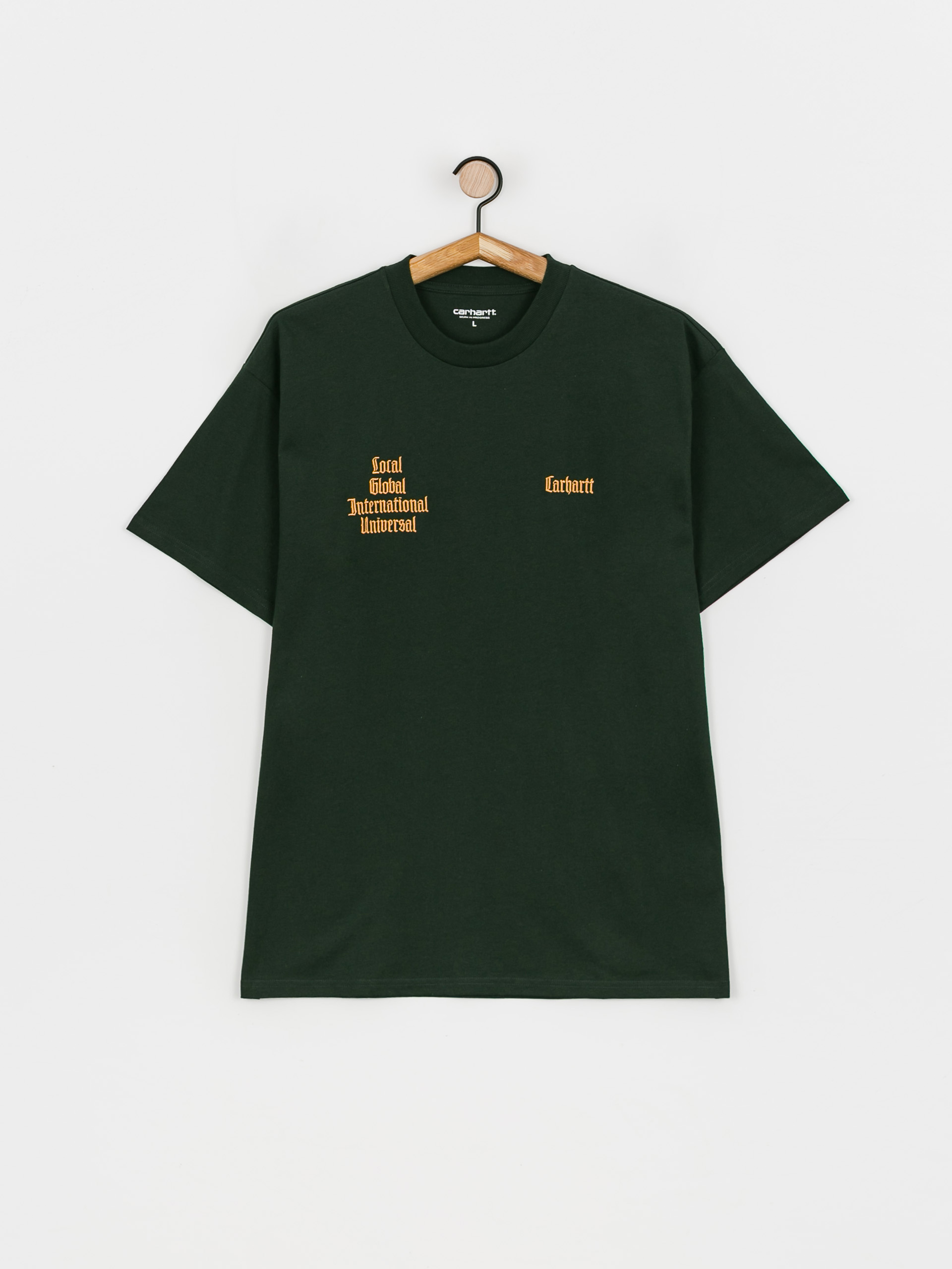 Carhartt WIP Letterman T-shirt (dark cedar/ochre)