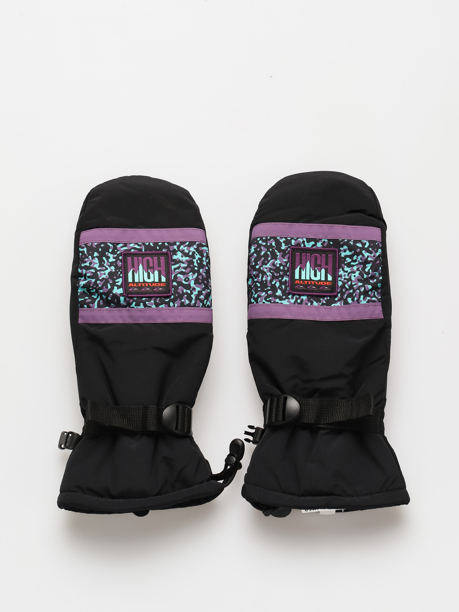 Quiksilver Broad Peak Mitt Gloves (grape compote high altitude ca)