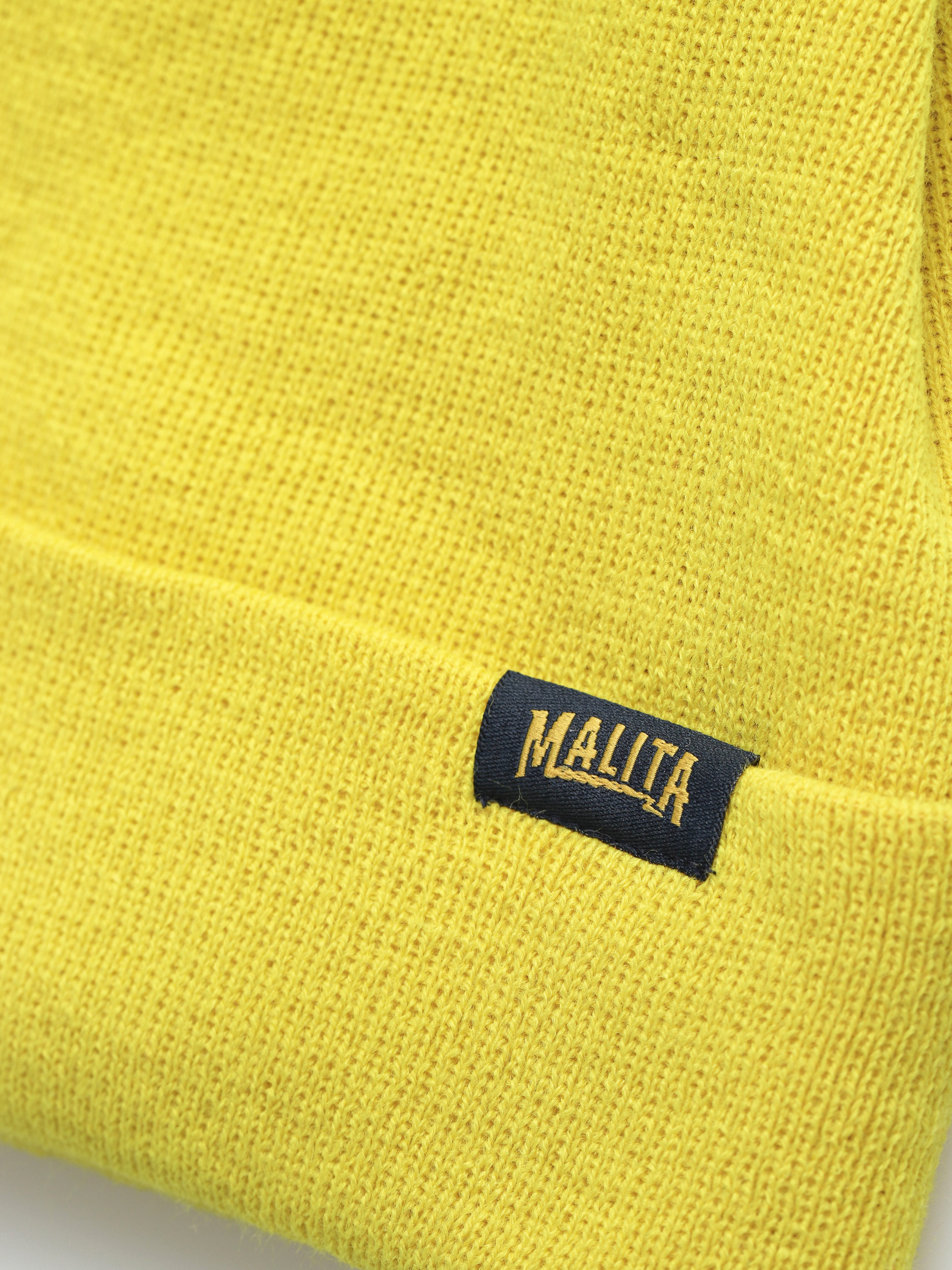 Malita Lumberjack Beanie (lime/navy)