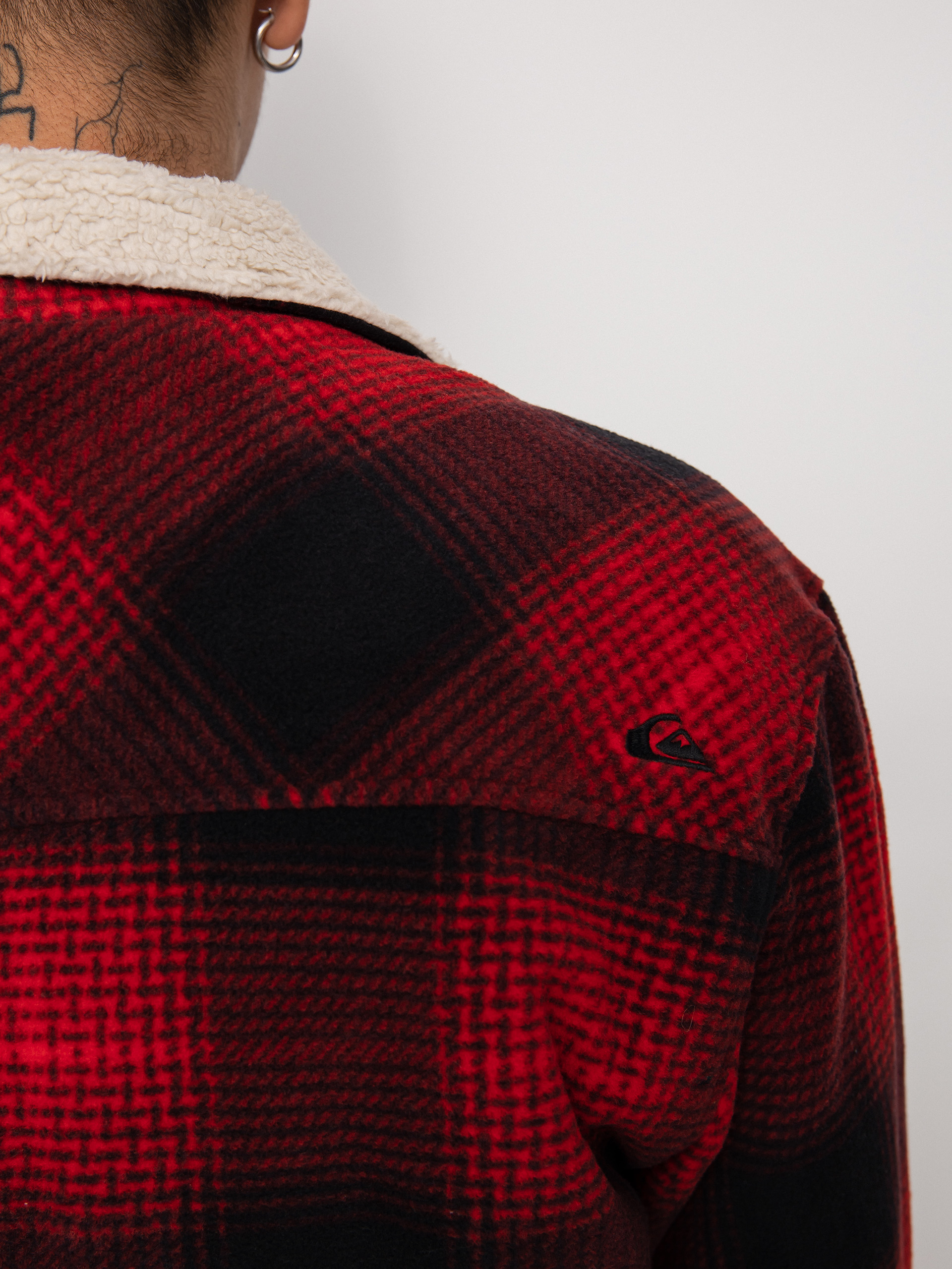 quiksilver plaid jacket