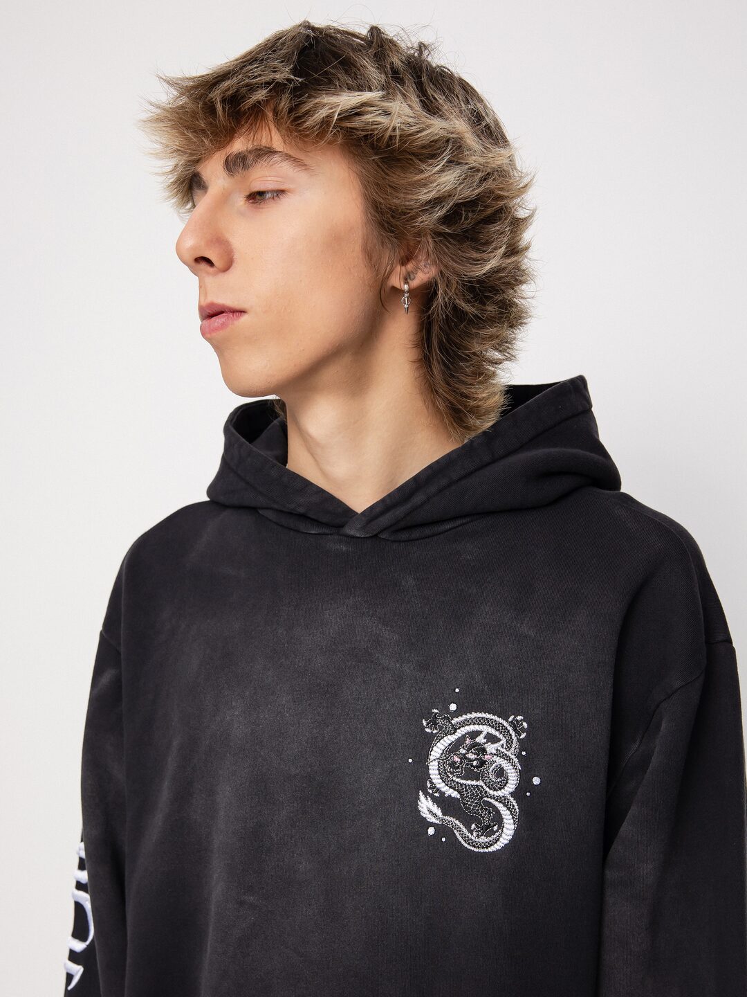 RipNDip Mystic Jerm HD Hoodie (black faded wash)