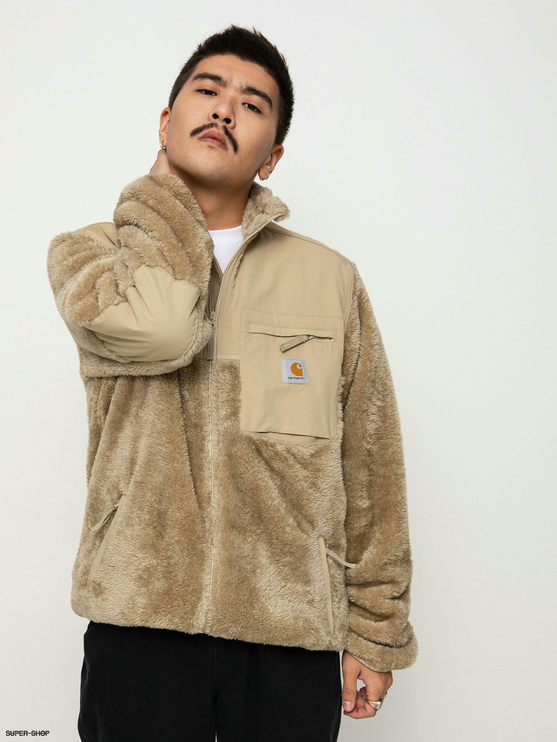 Mens Carhartt WIP Jackson Sweat Jacket ammonite