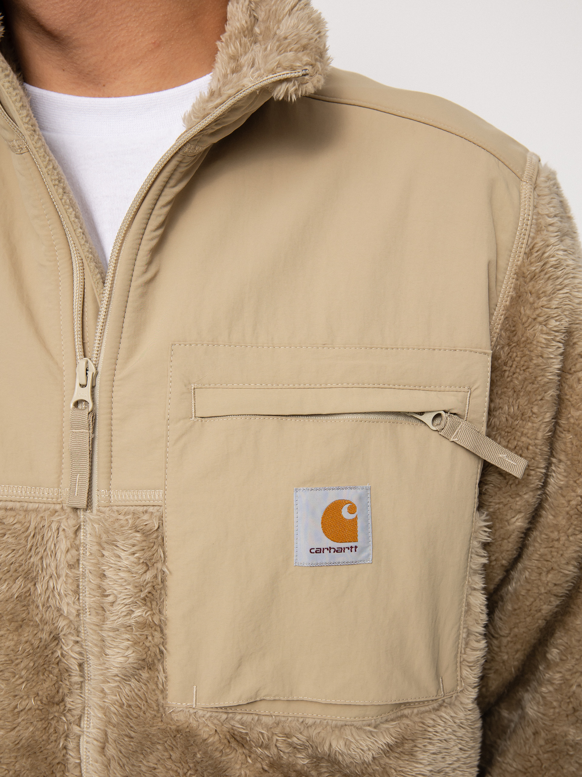 Mens Carhartt WIP Jackson Sweat Jacket (ammonite)