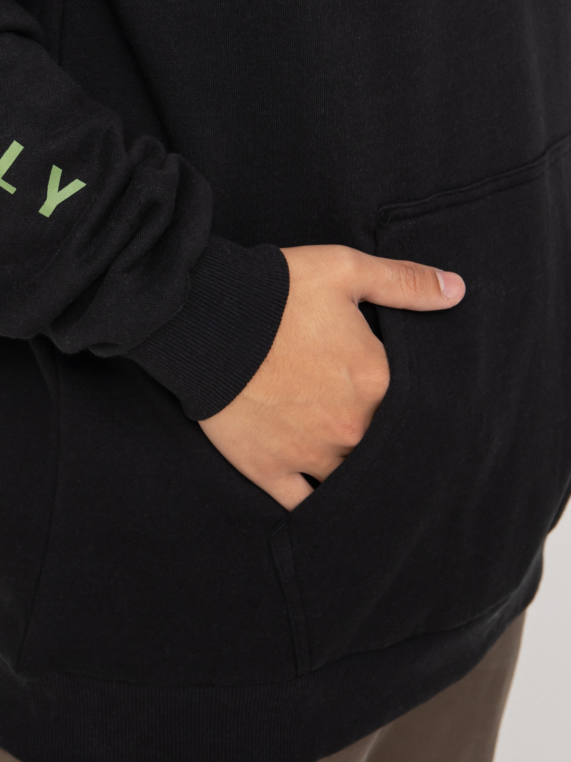 Brixton Crest HD Hoodie (black/epsom green/white)