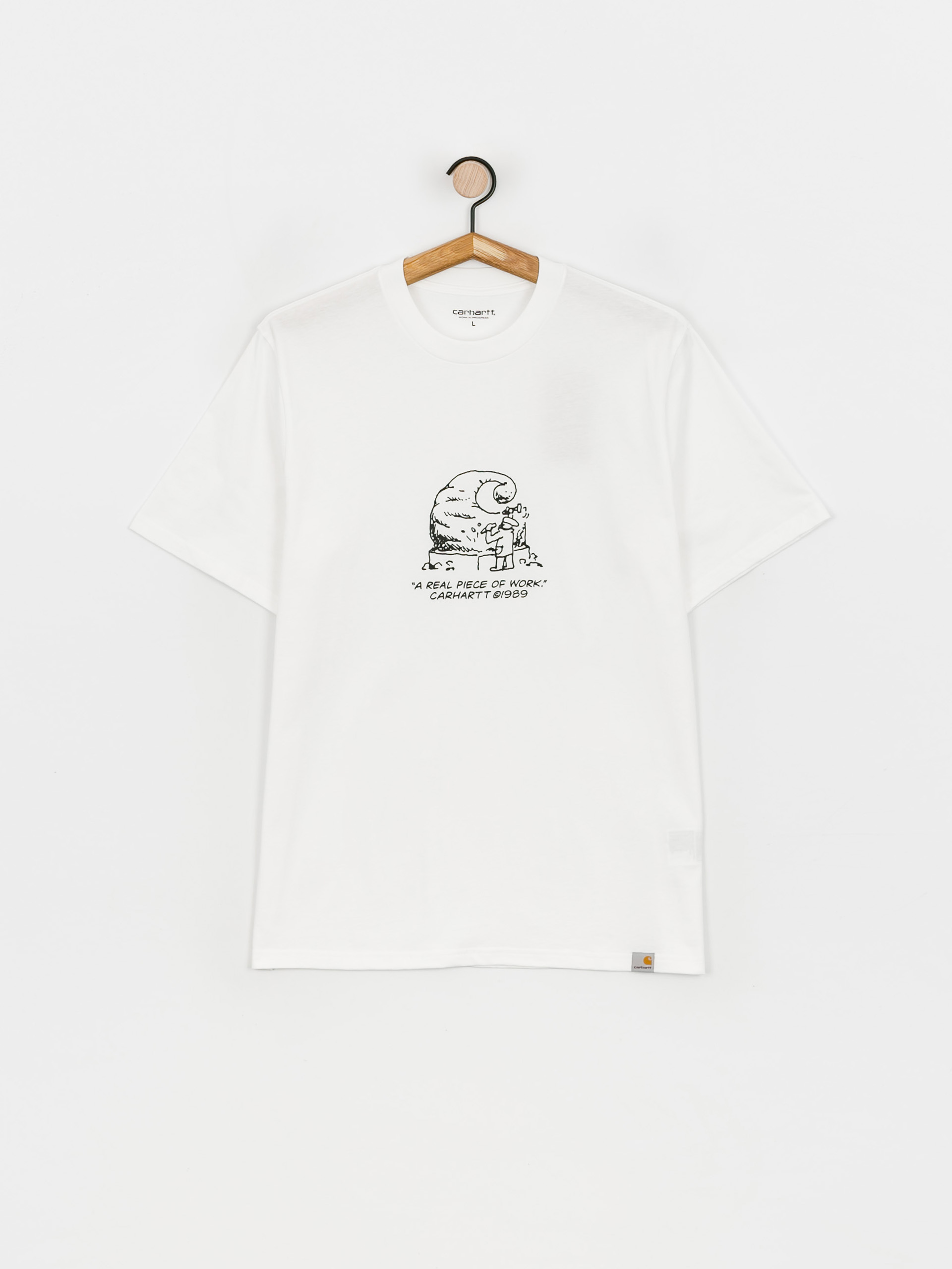 Carhartt WIP Piece Of Work T-Shirt (white/black)