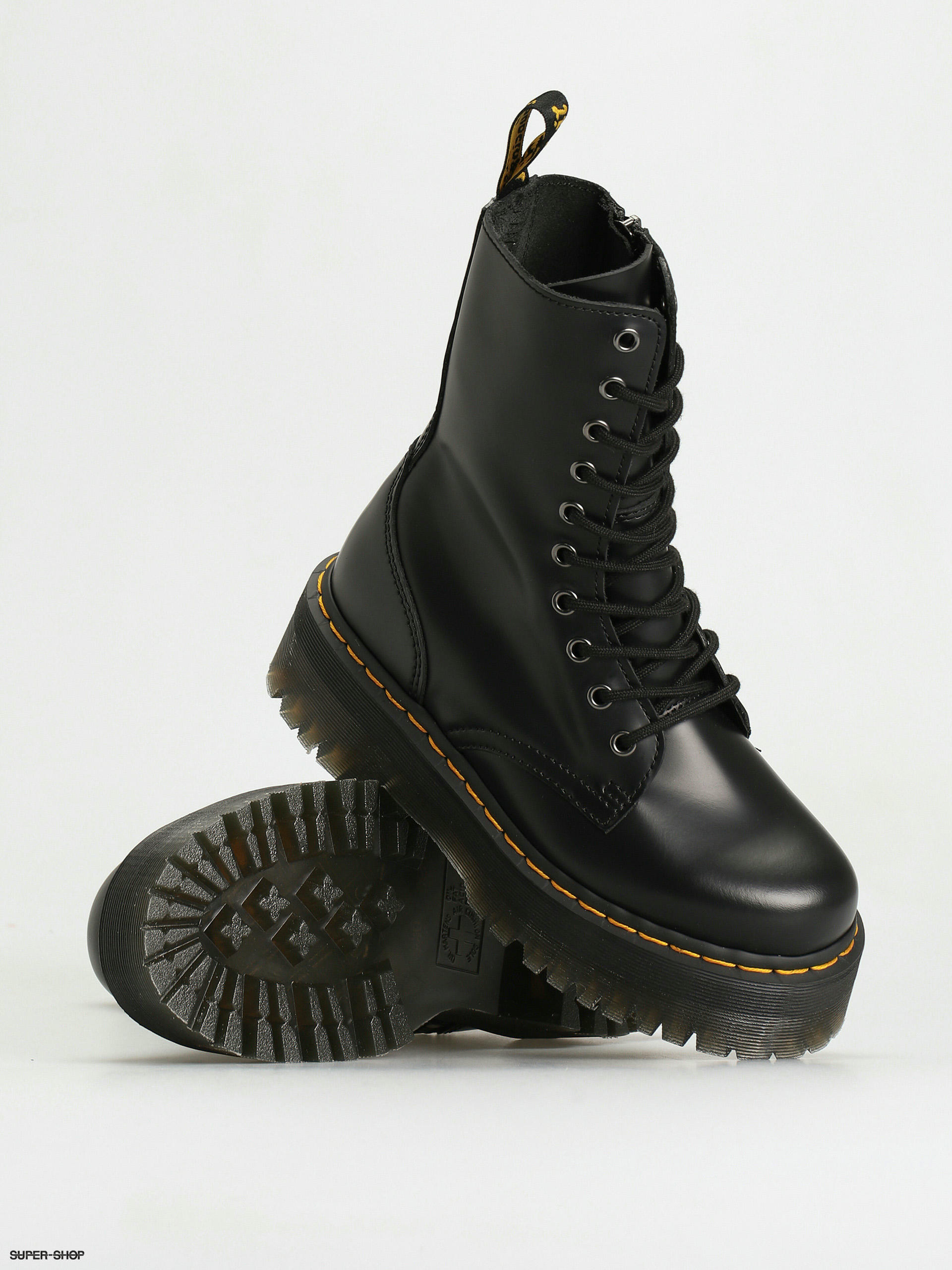 Dr. Martens Jadon Hi Shoes Wmn black polished smooth