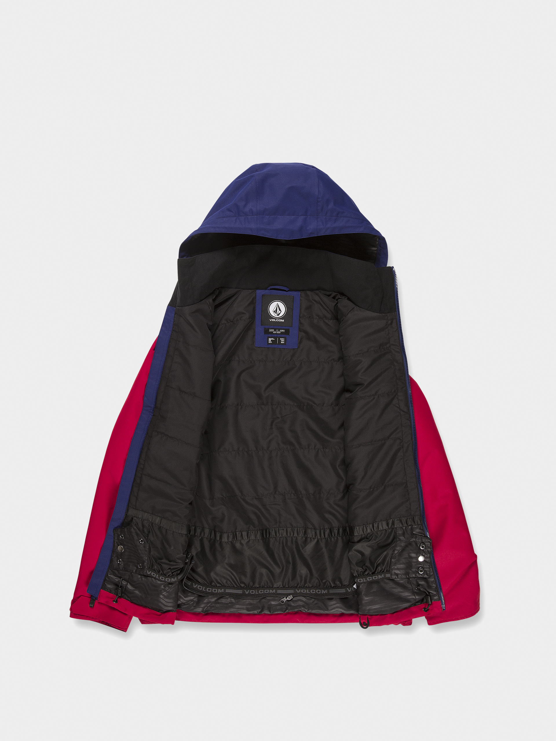 Volcom 2836 Ins Snowboard jacket - red, blue (red)