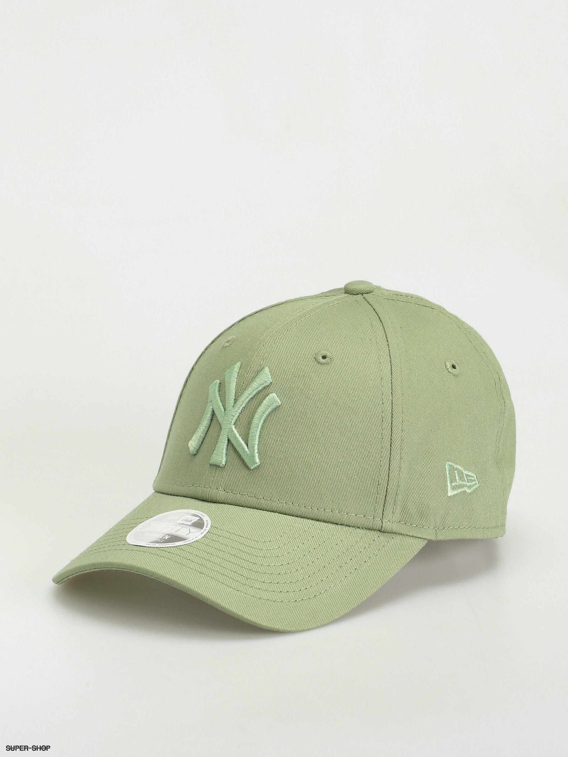 NEW ERA 9FORTY WOMEN MLB NEW YORK YANKEES LEAGUE ESSENTIAL GREEN CAP