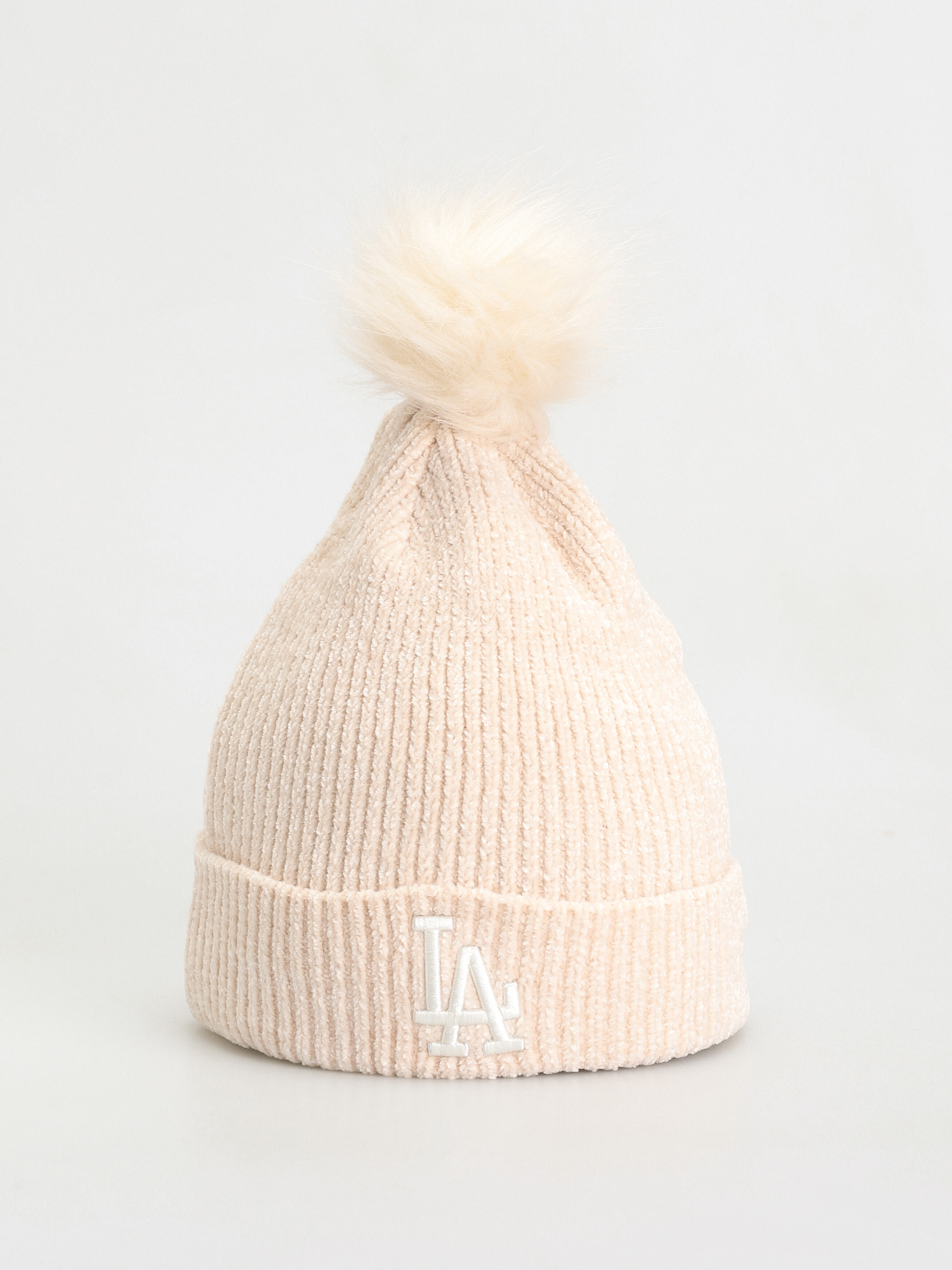 Dodgers beanie with clearance pom