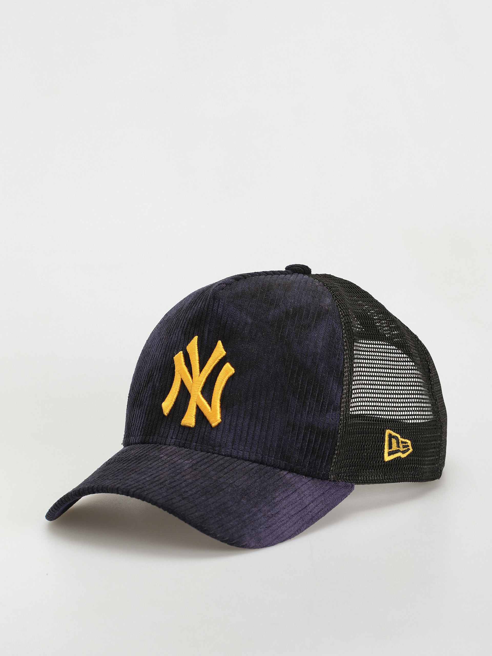 New Era Tie Dye Cord Trucker New York Yankees Cap (navy/yellow)