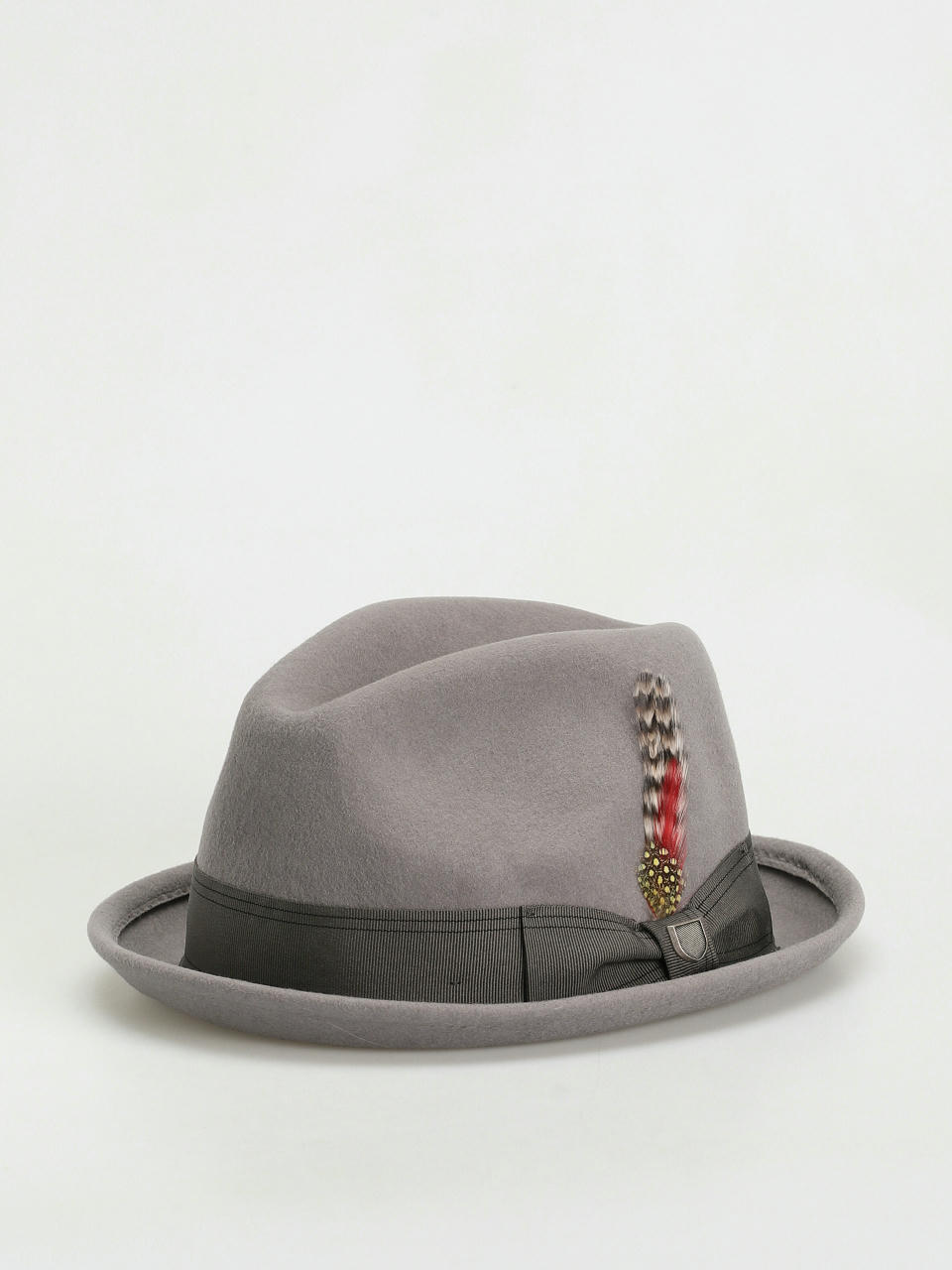 Brixton Gain Fedora Hat (grey/dark grey)