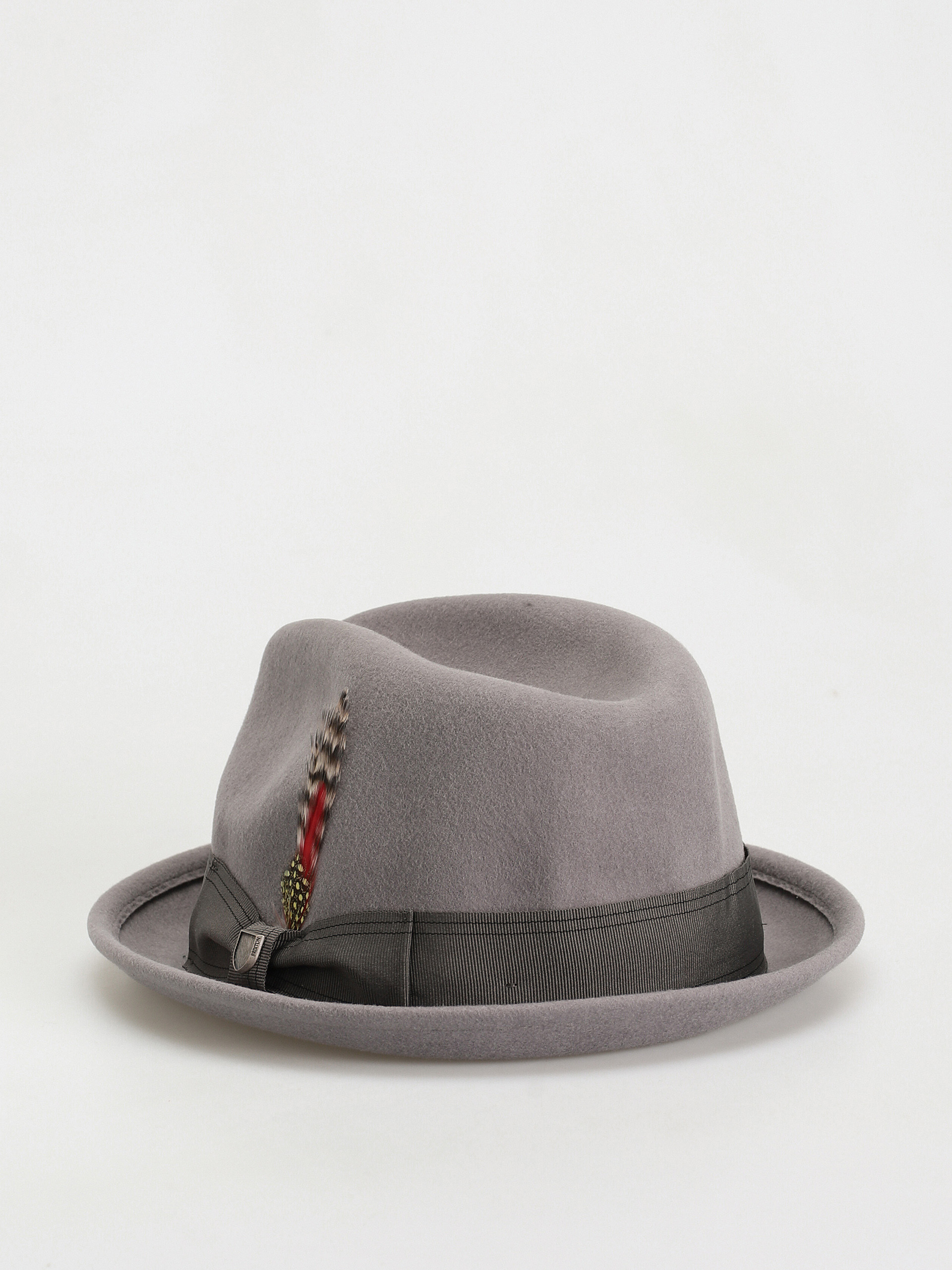 Brixton Gain Fedora Hat (grey/dark grey)