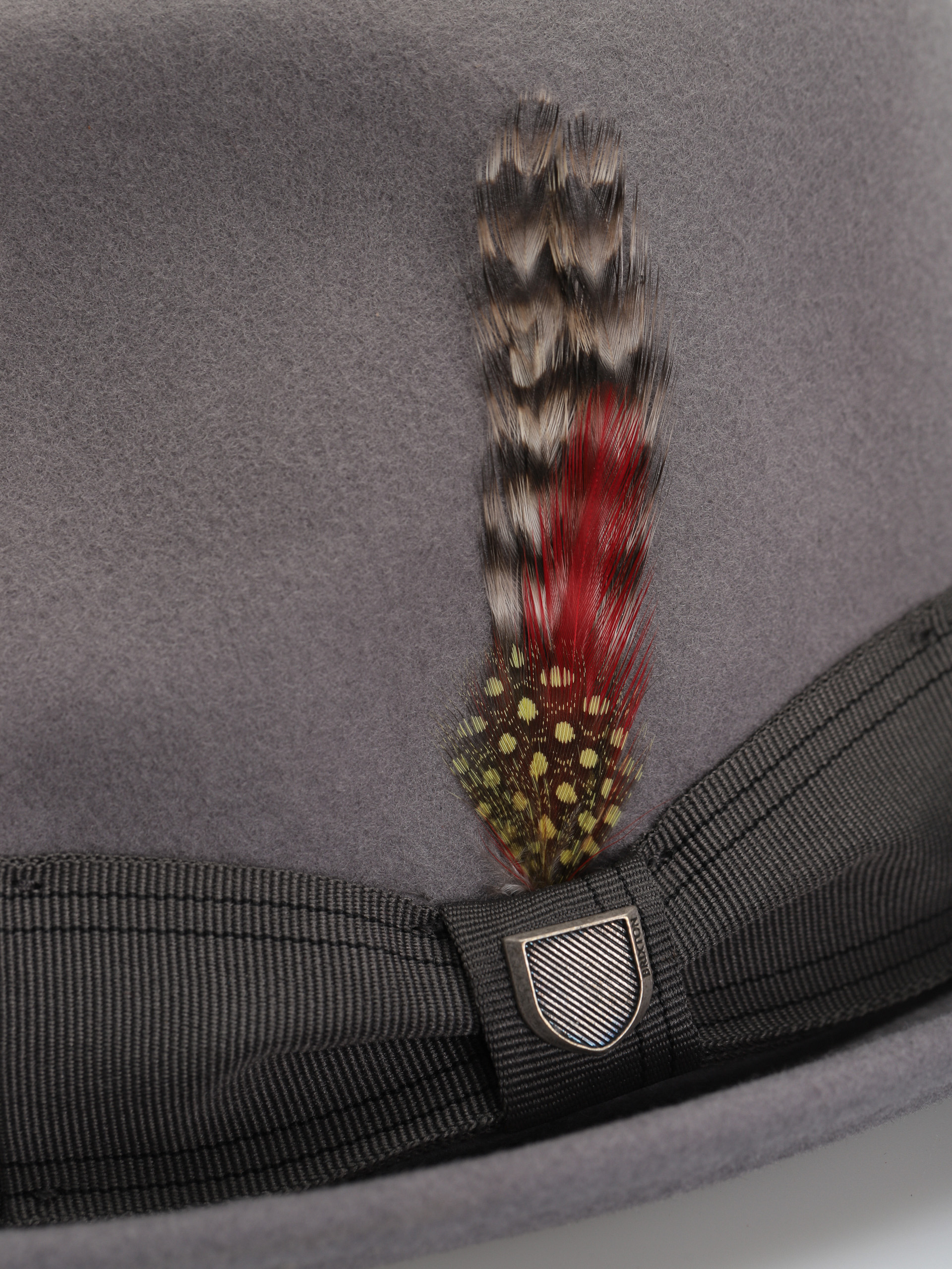 Brixton Gain Fedora Hut (grey/dark grey)