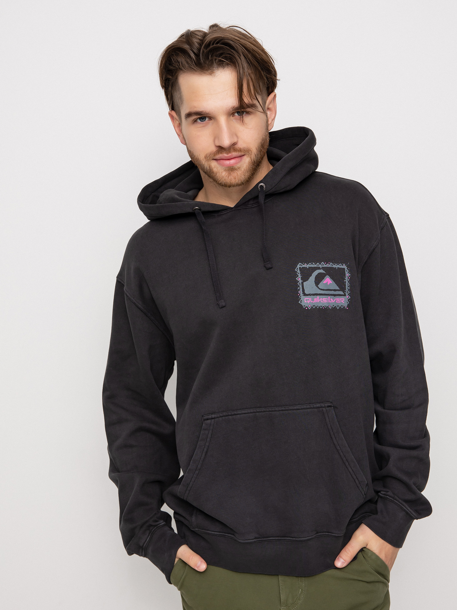 Quiksilver Neon Slab HD Hoodie (black)