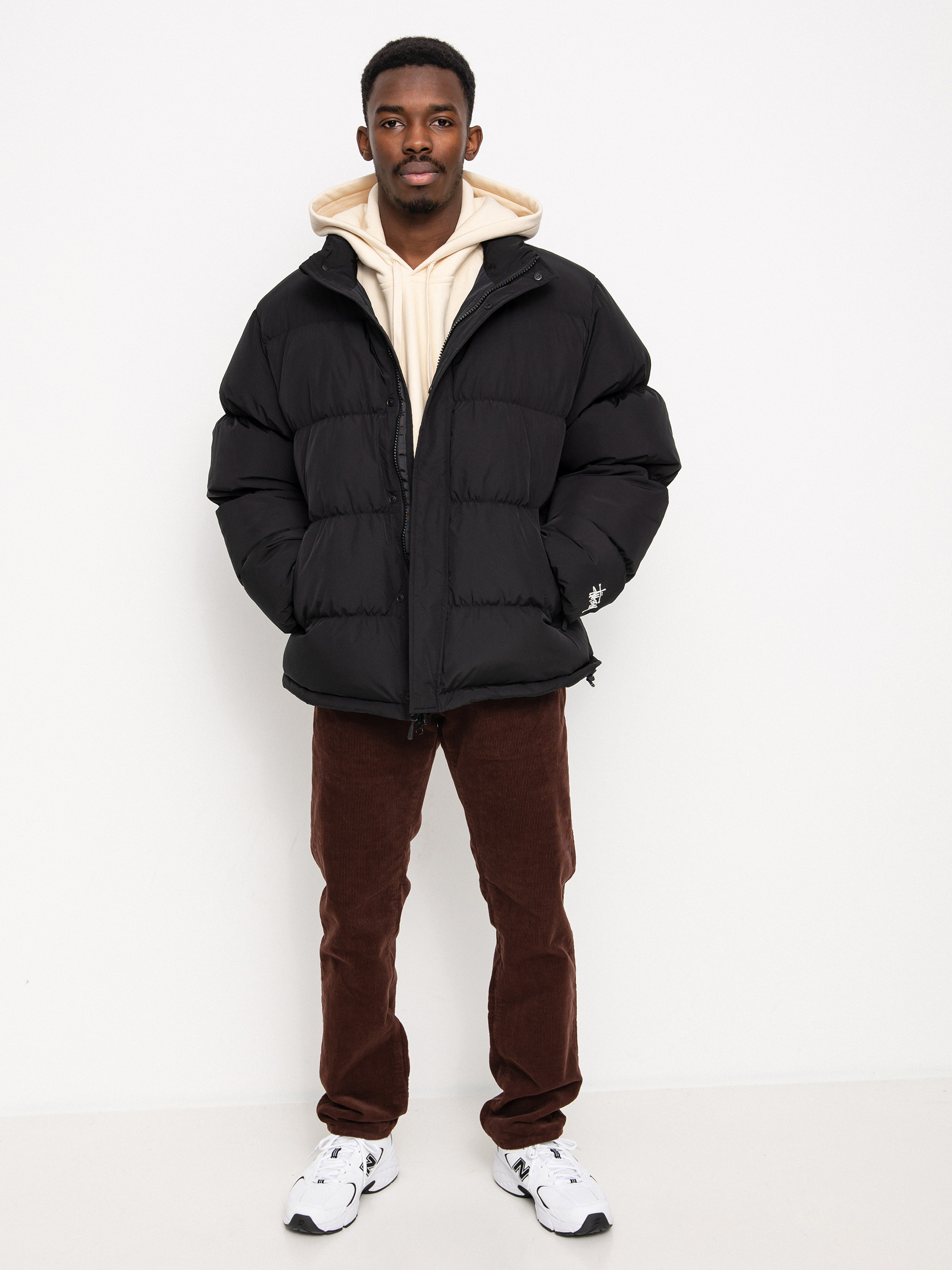 Stussy Ripstop Down Puffer Jacket (black)