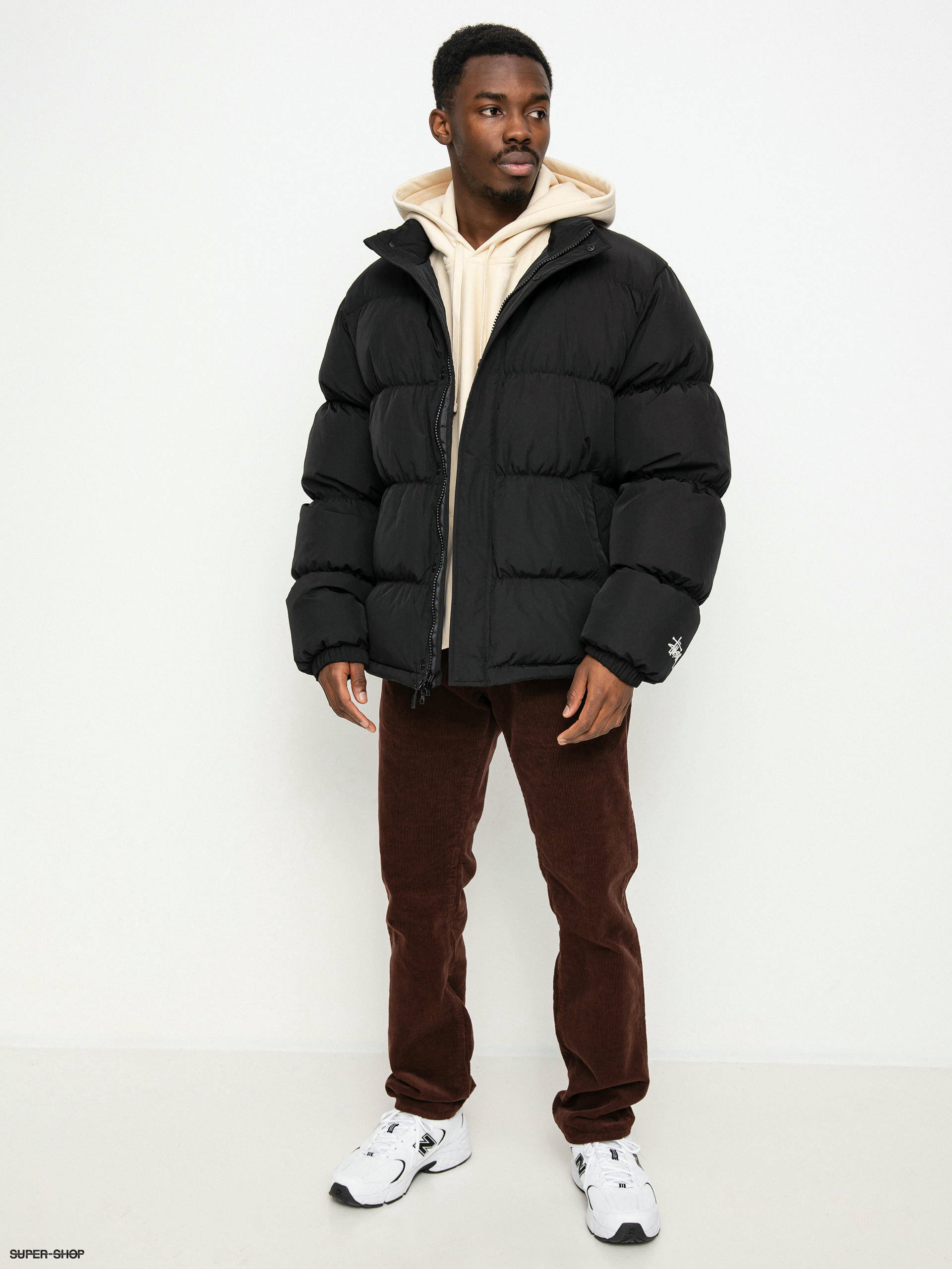 Stussy Ripstop Down Puffer Jacke (black)