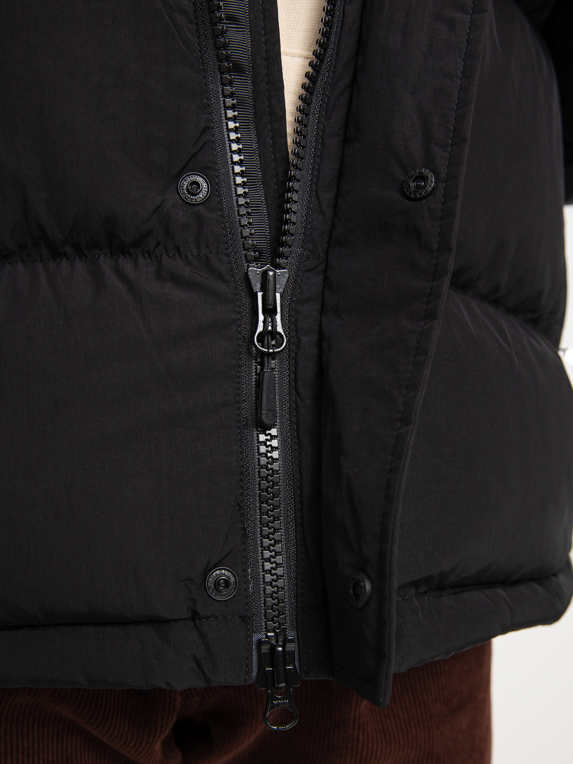 Stussy Ripstop Down Puffer Jacke (black)
