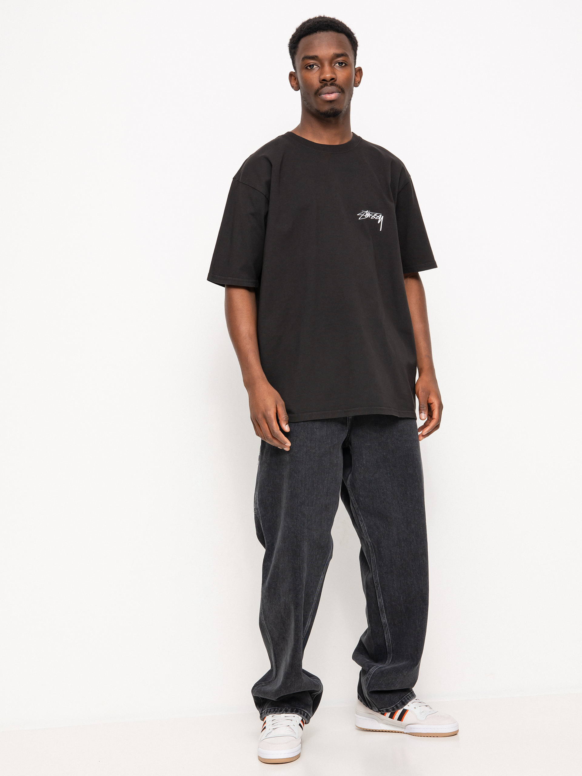 Stussy 100% Pig. Dyed T-shirt - black (black)