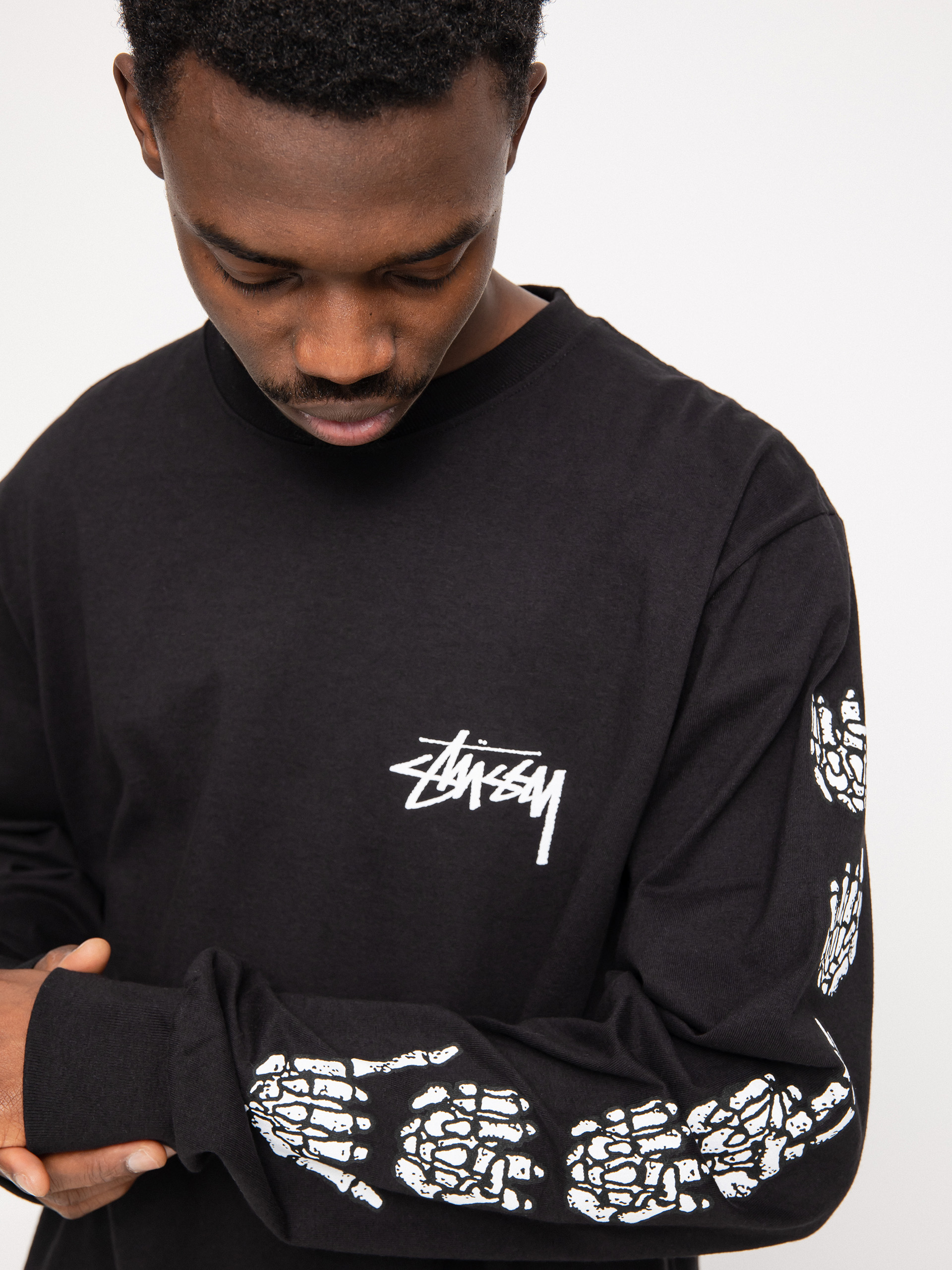 Stussy Cross colours Boot “I-D” L/S Tee Stussy Cross colours Boot “I-D” L/S Tee